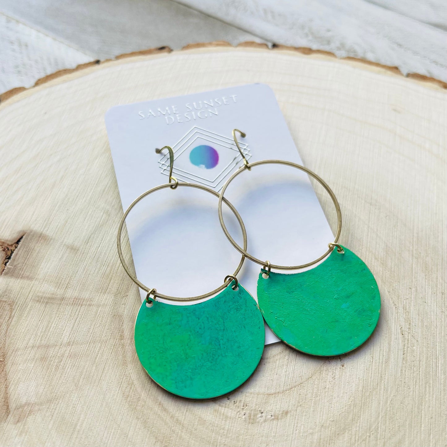 Verdigris Earrings
