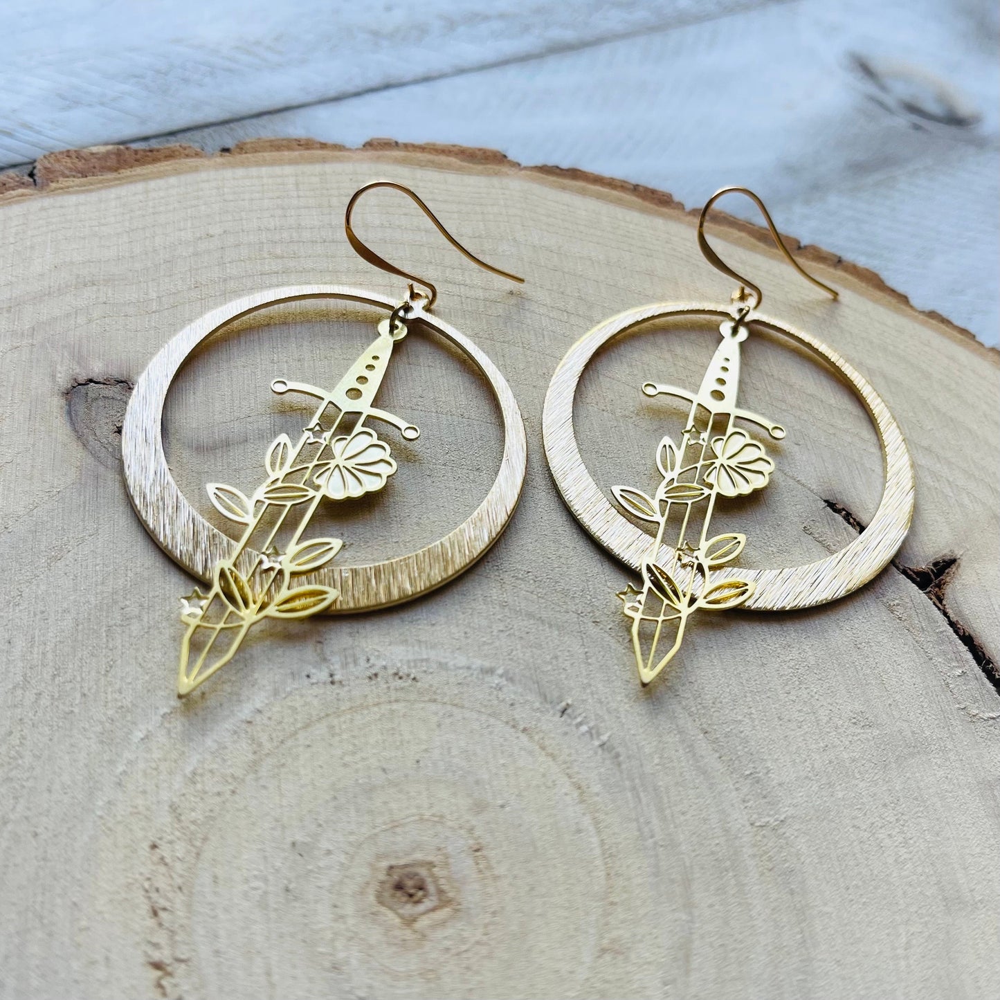Sword Earrings