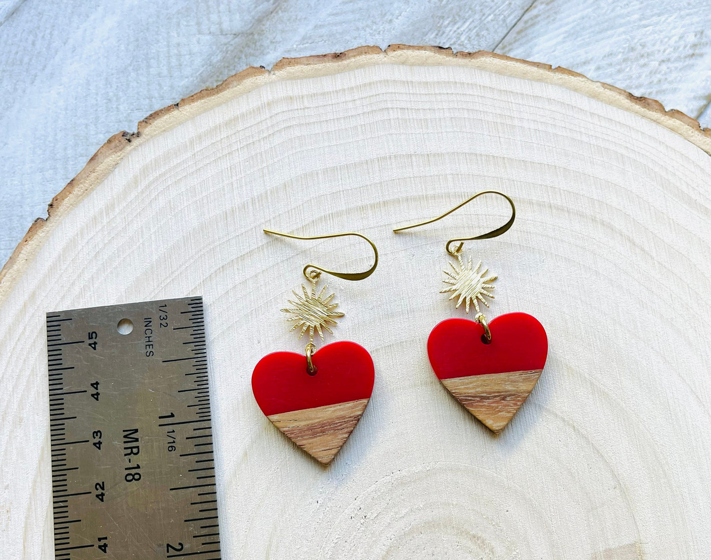 Red Heart Earrings