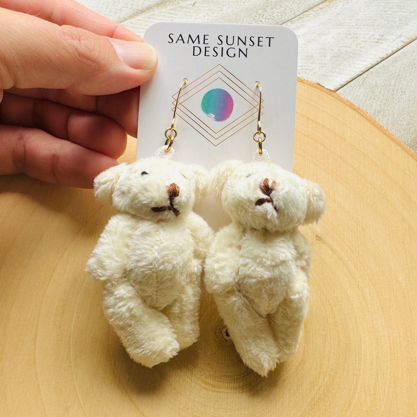 Teddy Bear Earrings