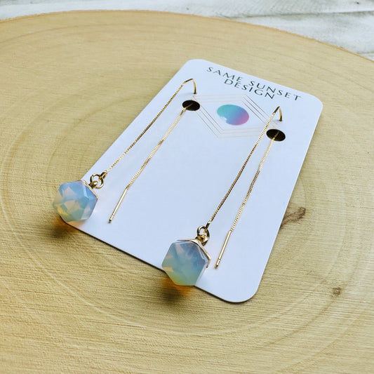 Opalite Threader Earrings