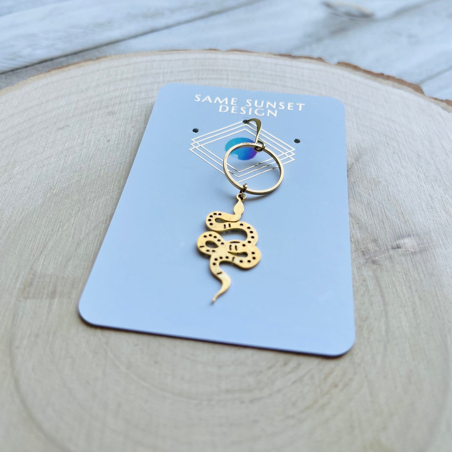 Single Snake Earring
