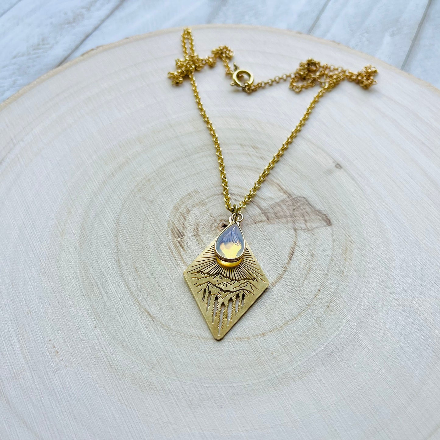 Opalite Mountain Necklace