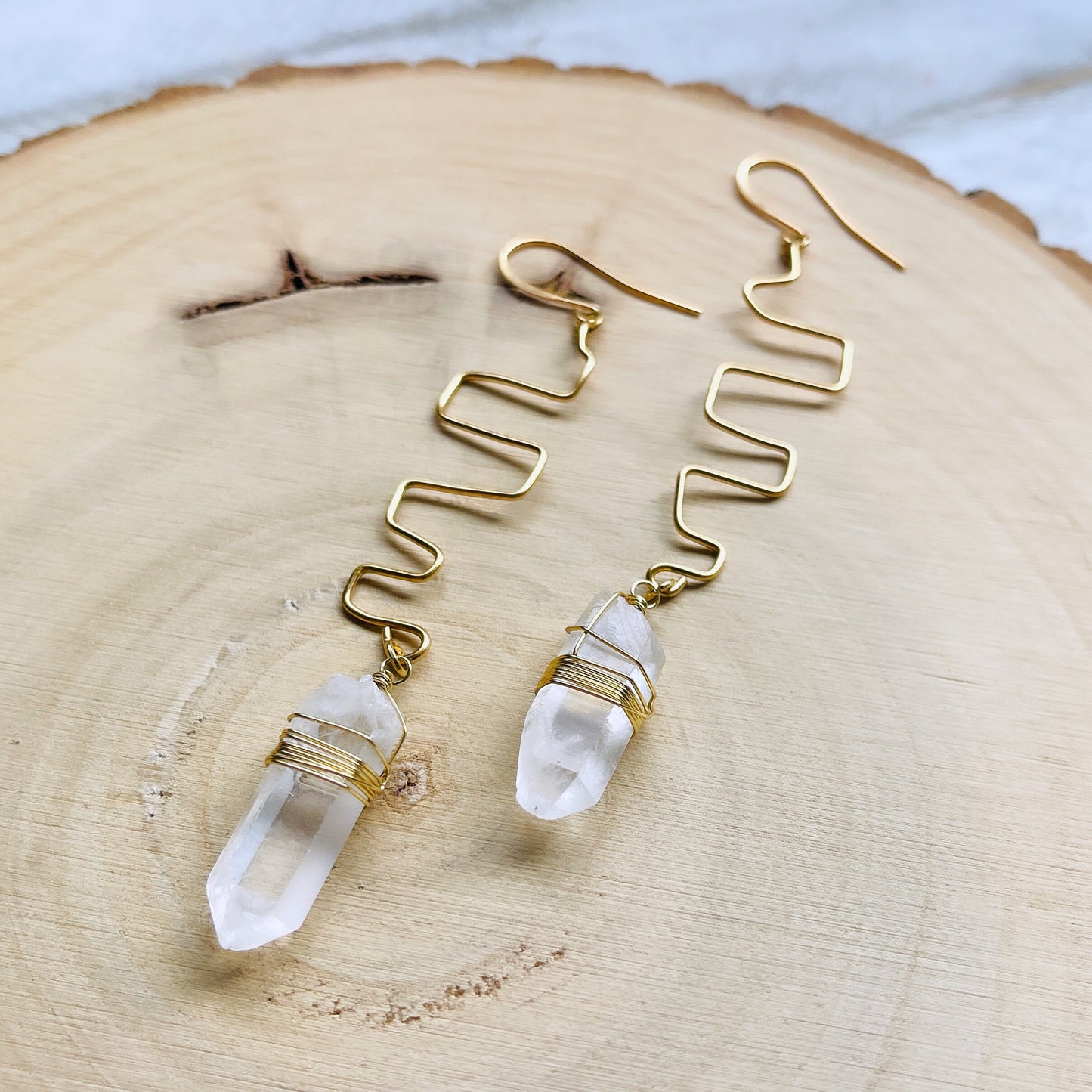 Quartz Earrings