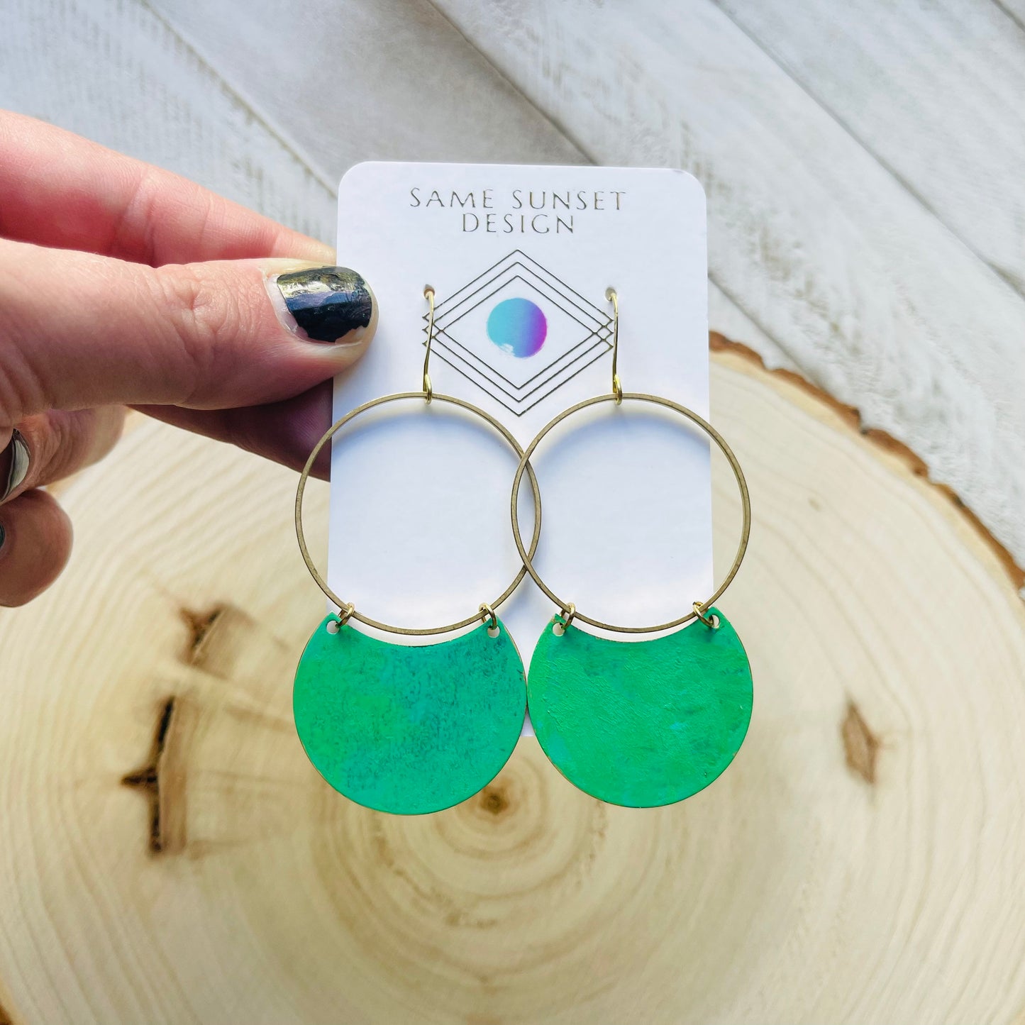 Verdigris Earrings