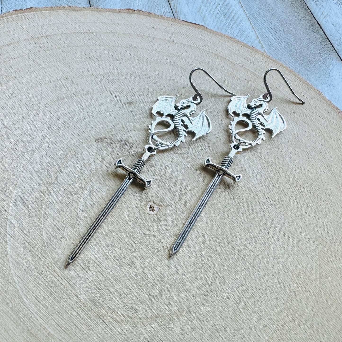 Dragon Sword Earrings