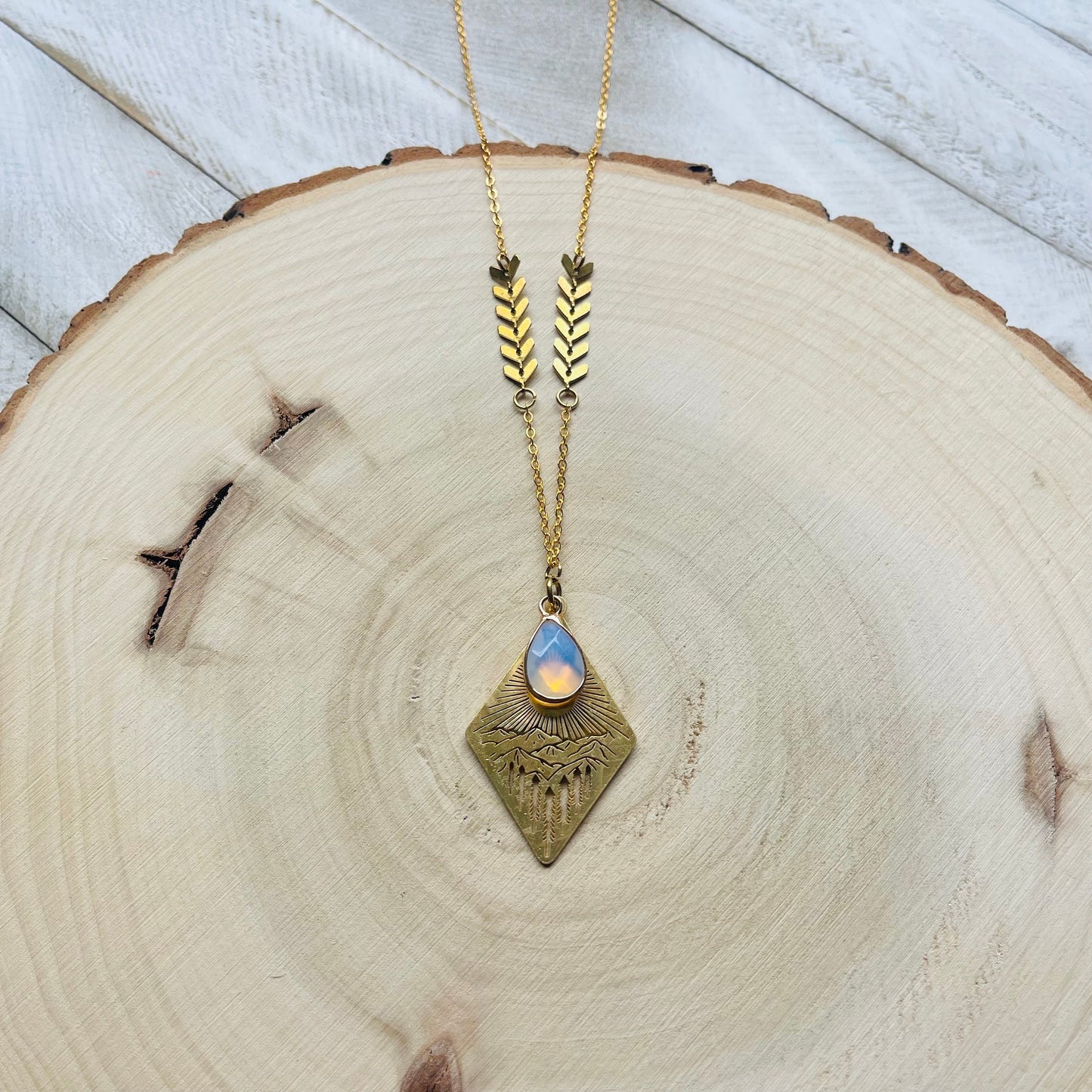 Opalite Mountain Necklace