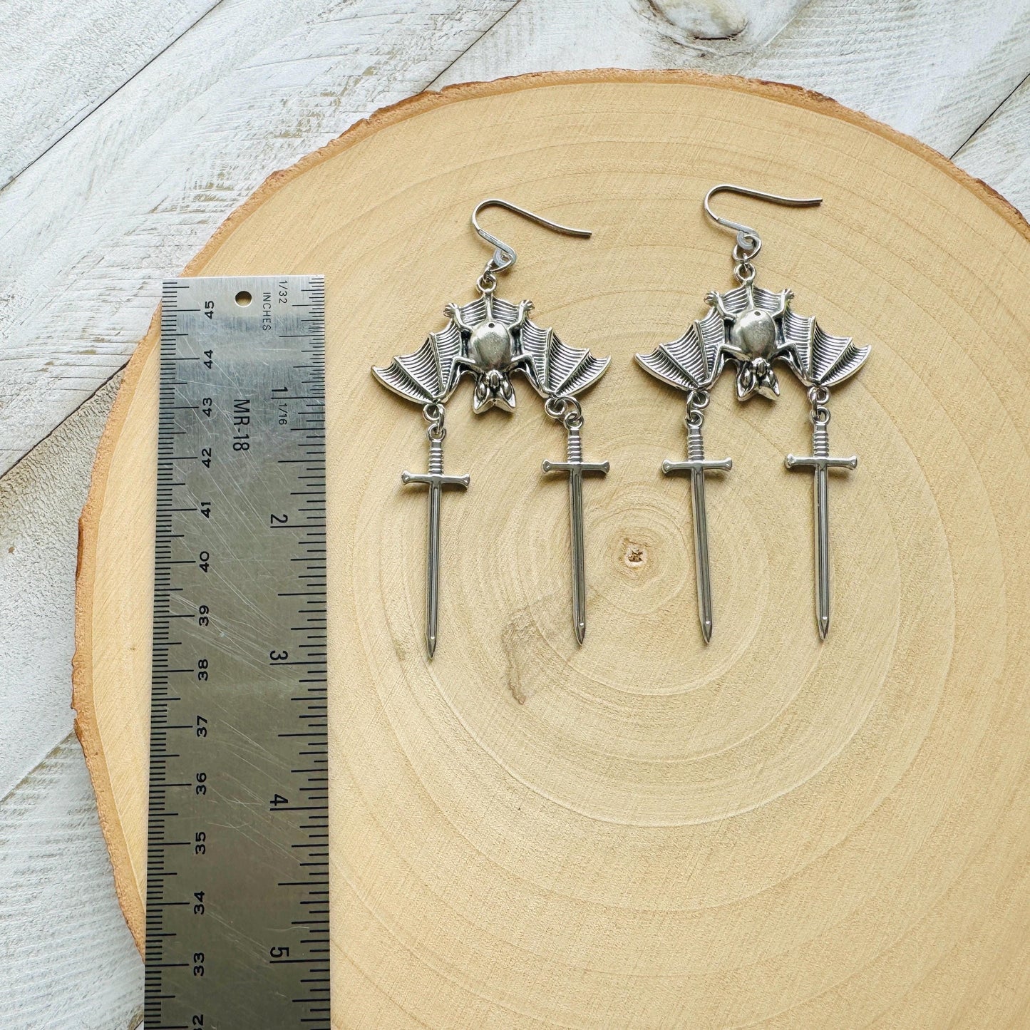 Bat Sword earrings