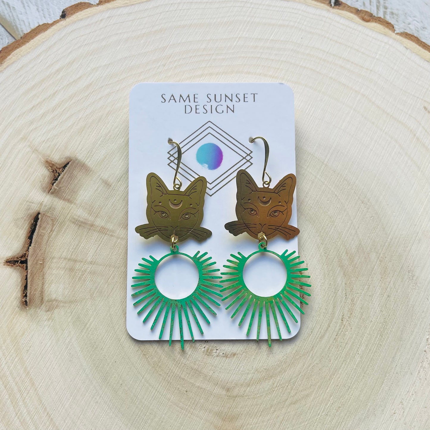 Cat Earrings, Witchy Earrings, Witchy Gifts for Women, Best Gifts for Aunt, Unique Birthday Gift for Sister in Law, Unique Graduation Gifts