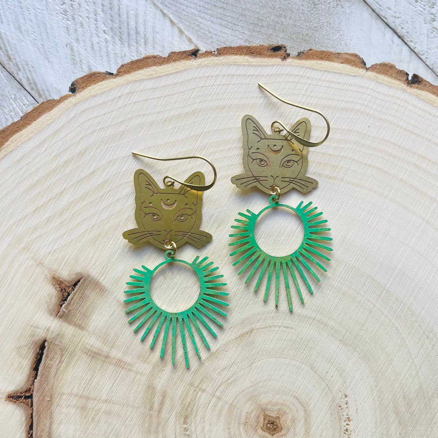 Cat Earrings, Witchy Earrings, Witchy Gifts for Women, Best Gifts for Aunt, Unique Birthday Gift for Sister in Law, Unique Graduation Gifts