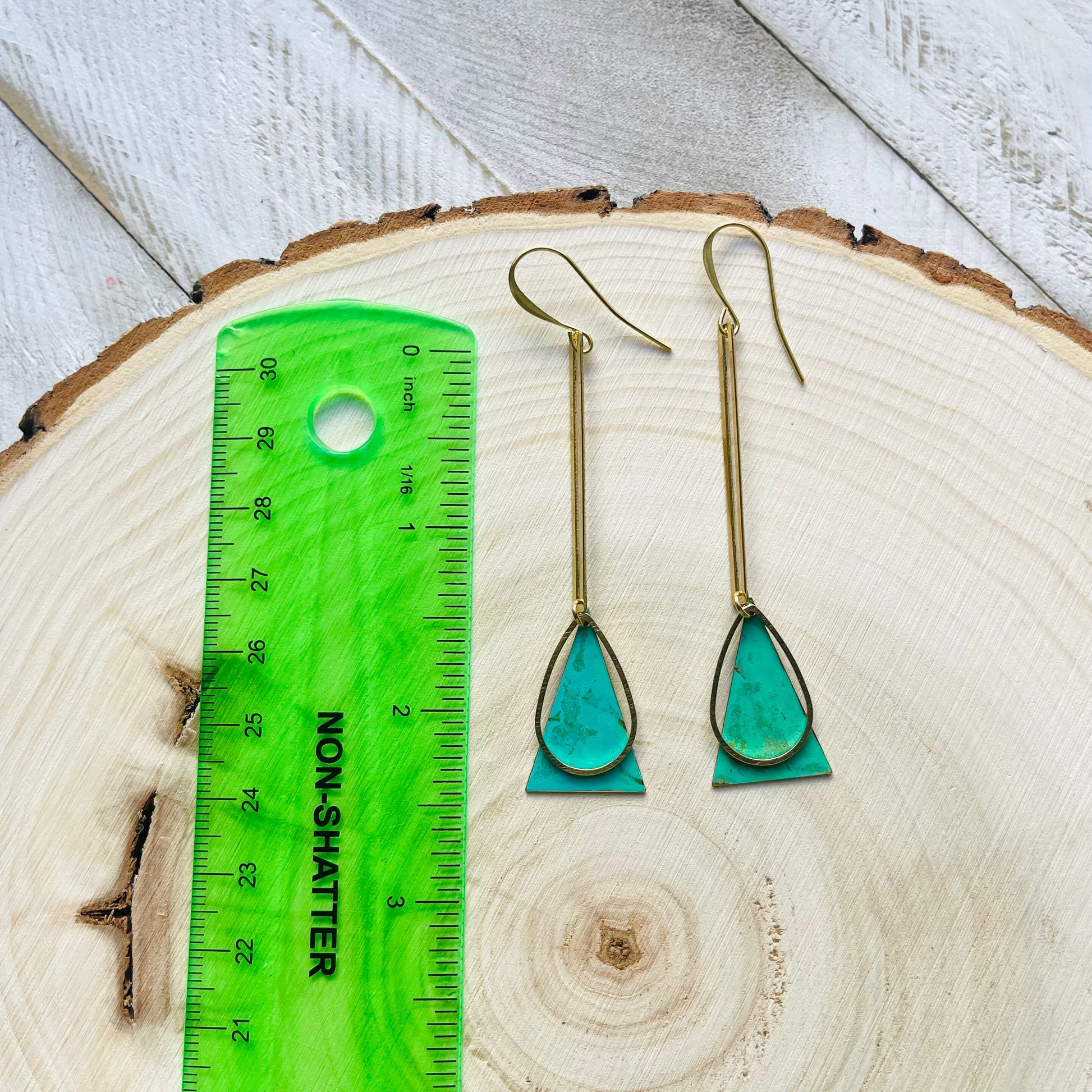 Green Earrings Dangle, Patina Earrings, Festival Jewelry Earrings, Witchy Jewelry, Witchy Earrings, Graduation Earrings 2023, Unique Gifts