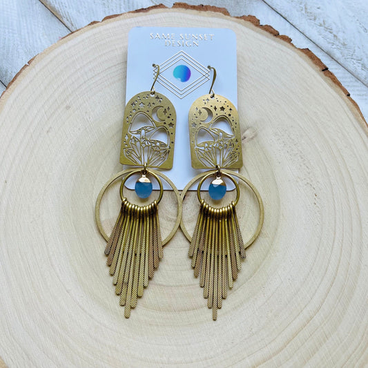 Mushroom Earrings, Jade Earrings, Witchy Earrings, Cottagecore Earrings, Unique Gifts for Women Birthday, Wedding Earrings for Bride