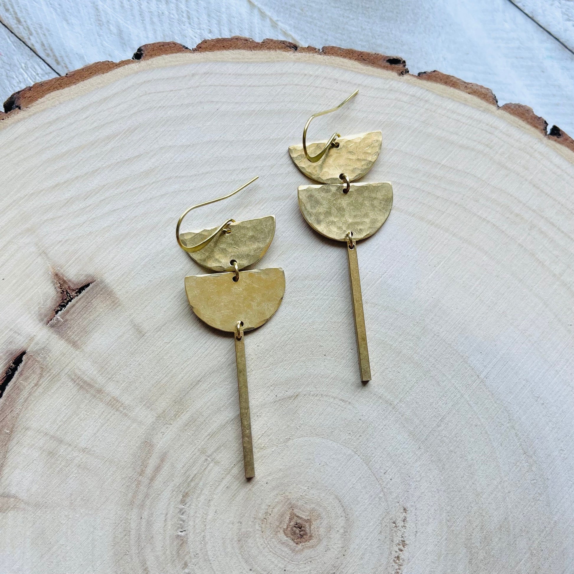 Brass Earrings Handmade, Celestial Earrings Dangle, Western Boho Jewelry, Trendy Earrings 2023, Unique Gifts for Birthday, Fun Gifts