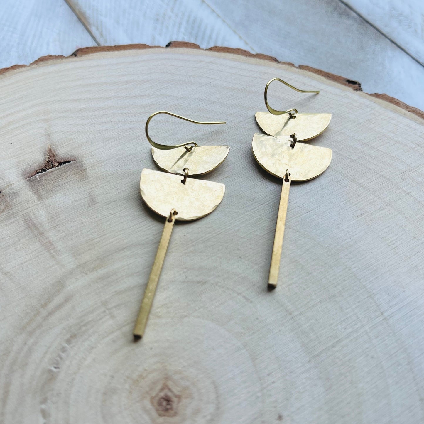 Brass Earrings Handmade, Celestial Earrings Dangle, Western Boho Jewelry, Trendy Earrings 2023, Unique Gifts for Birthday, Fun Gifts