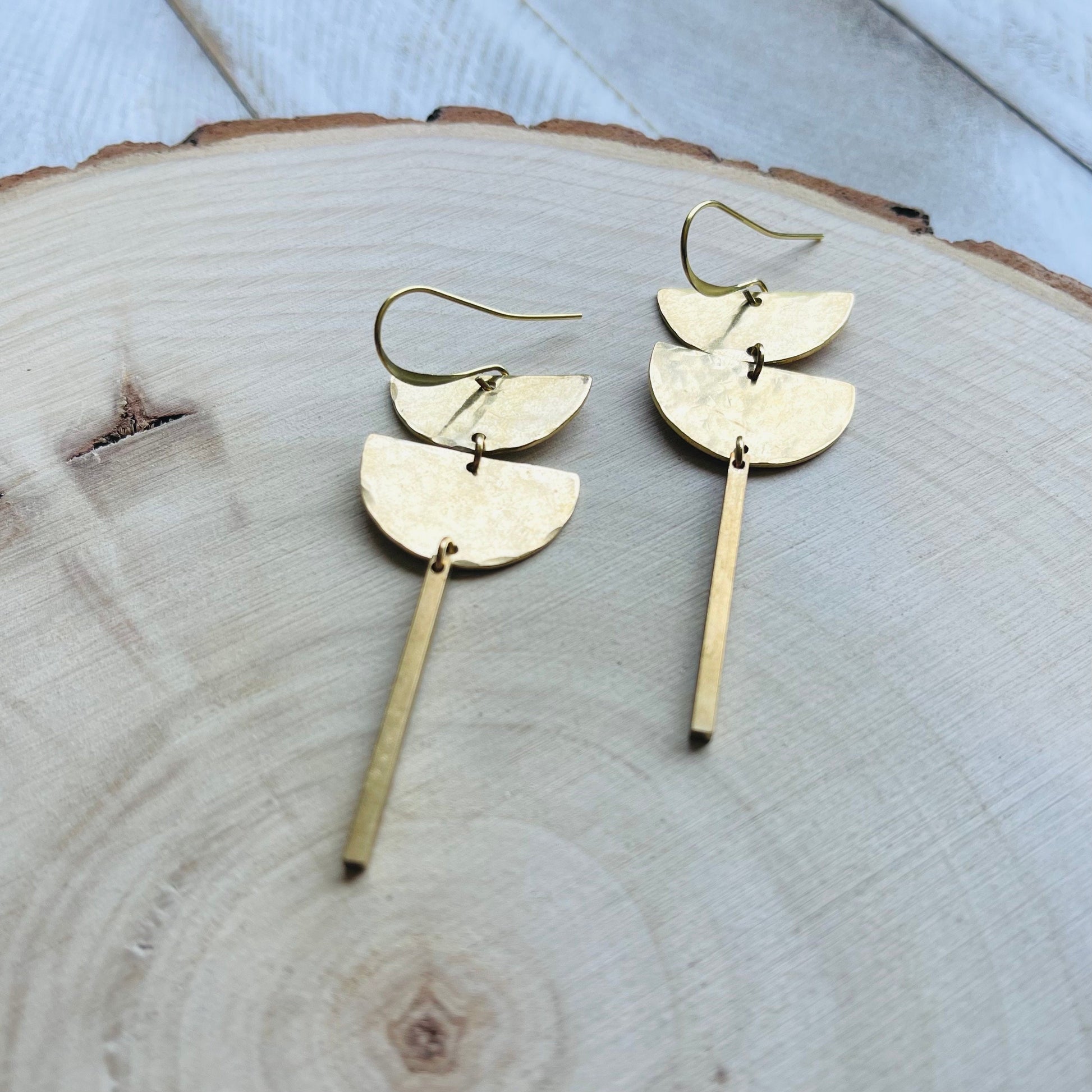 Brass Earrings Handmade, Celestial Earrings Dangle, Western Boho Jewelry, Trendy Earrings 2023, Unique Gifts for Birthday, Fun Gifts