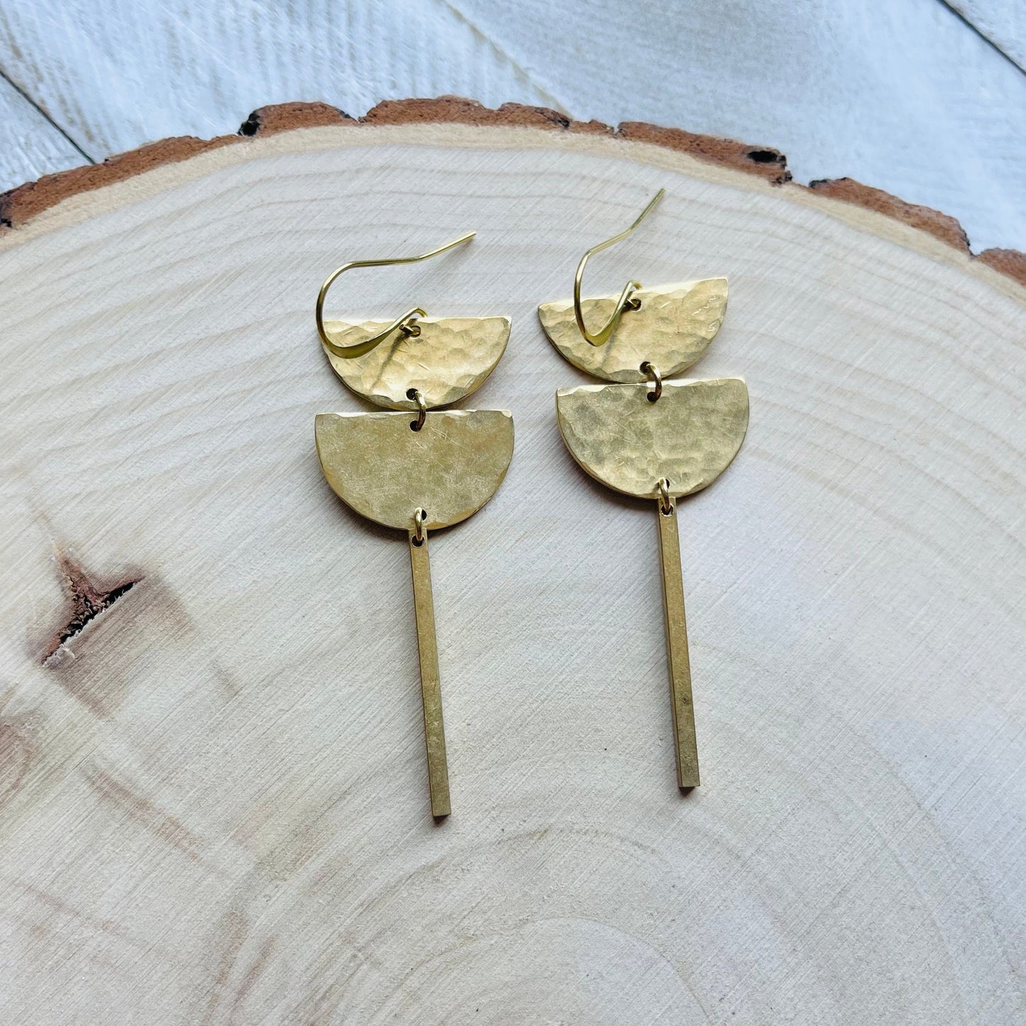 Brass Earrings Handmade, Celestial Earrings Dangle, Western Boho Jewelry, Trendy Earrings 2023, Unique Gifts for Birthday, Fun Gifts