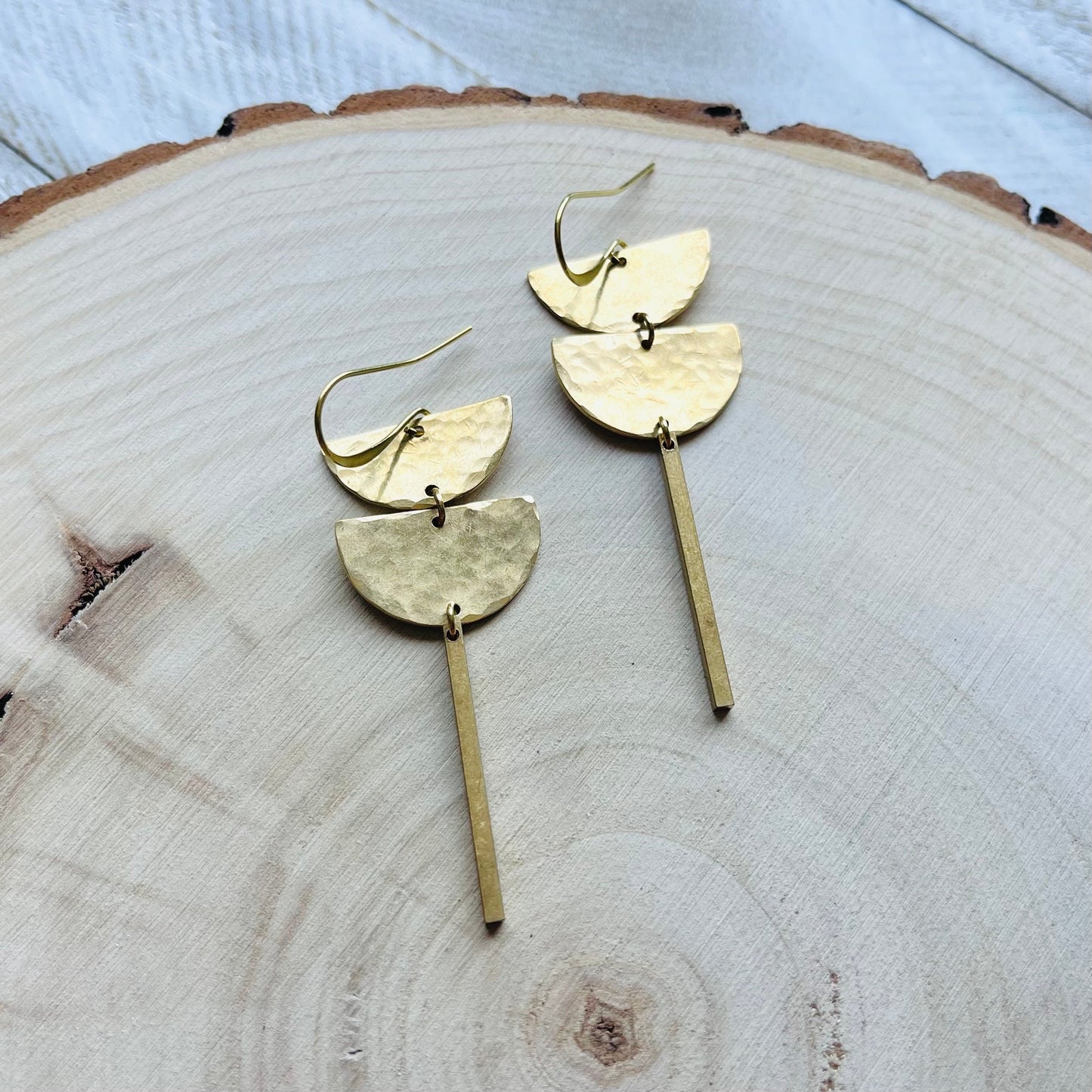 Brass Earrings Handmade, Celestial Earrings Dangle, Western Boho Jewelry, Trendy Earrings 2023, Unique Gifts for Birthday, Fun Gifts