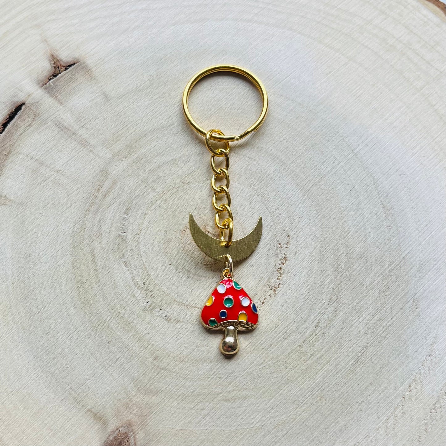 Mushroom Keychain