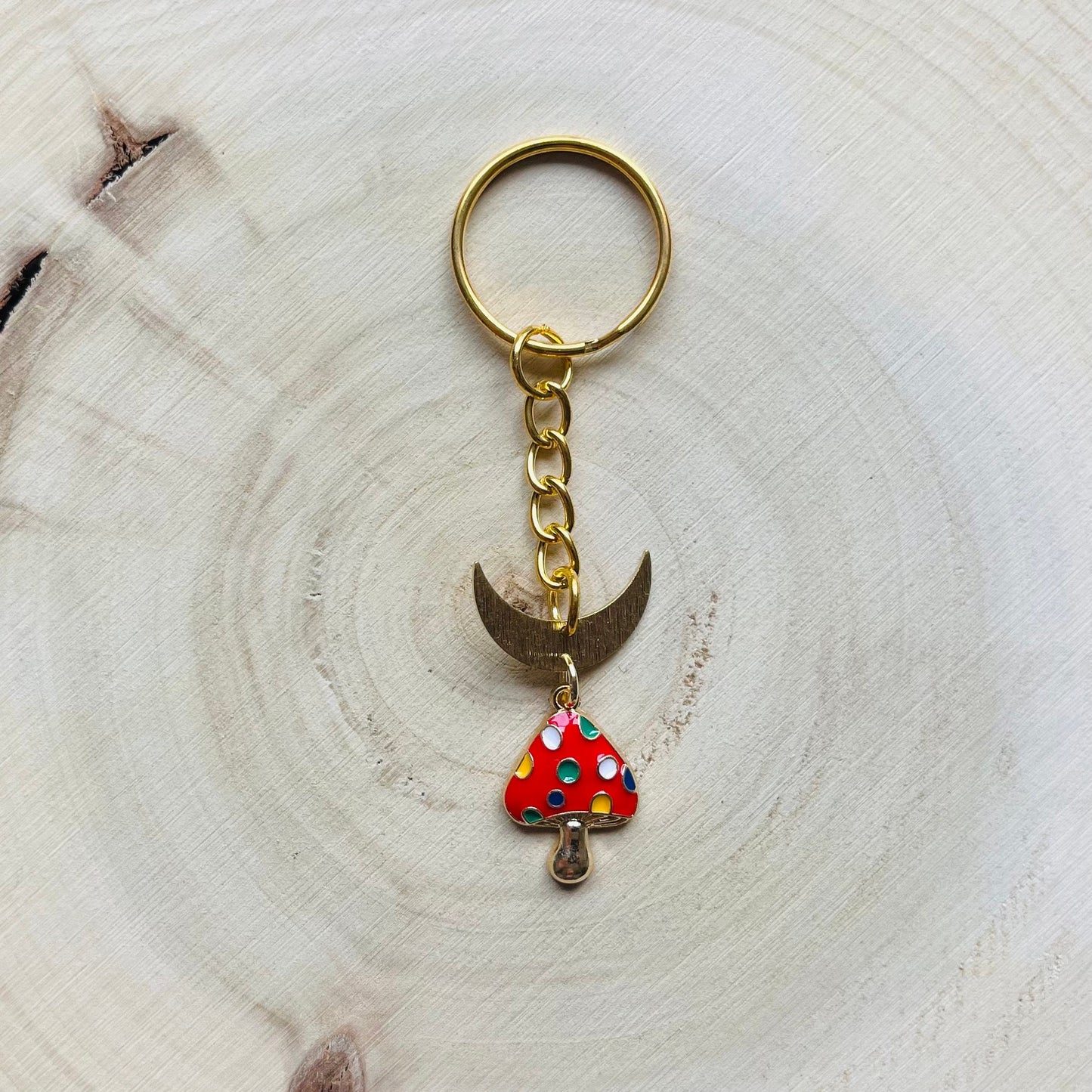 Mushroom Keychain