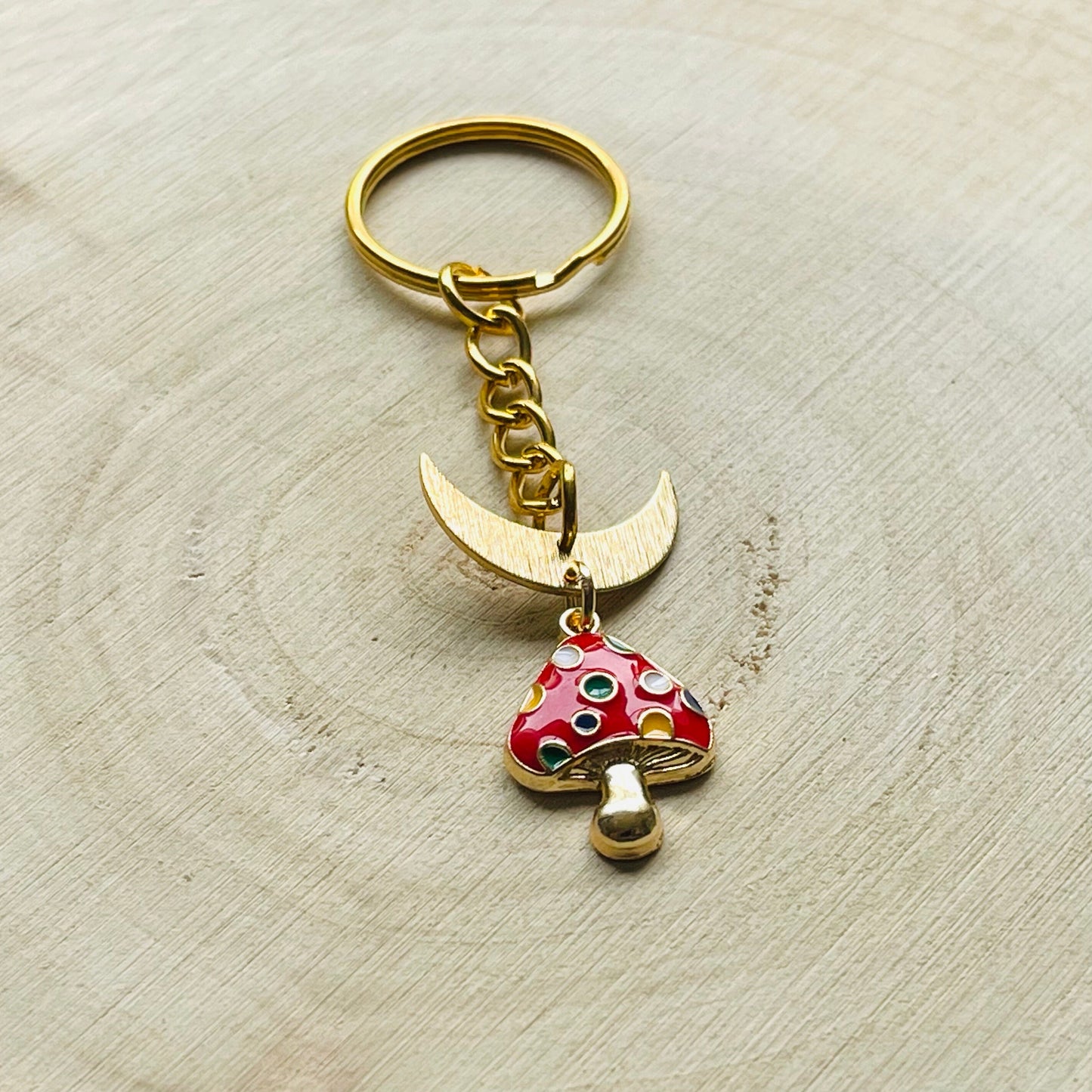 Mushroom Keychain
