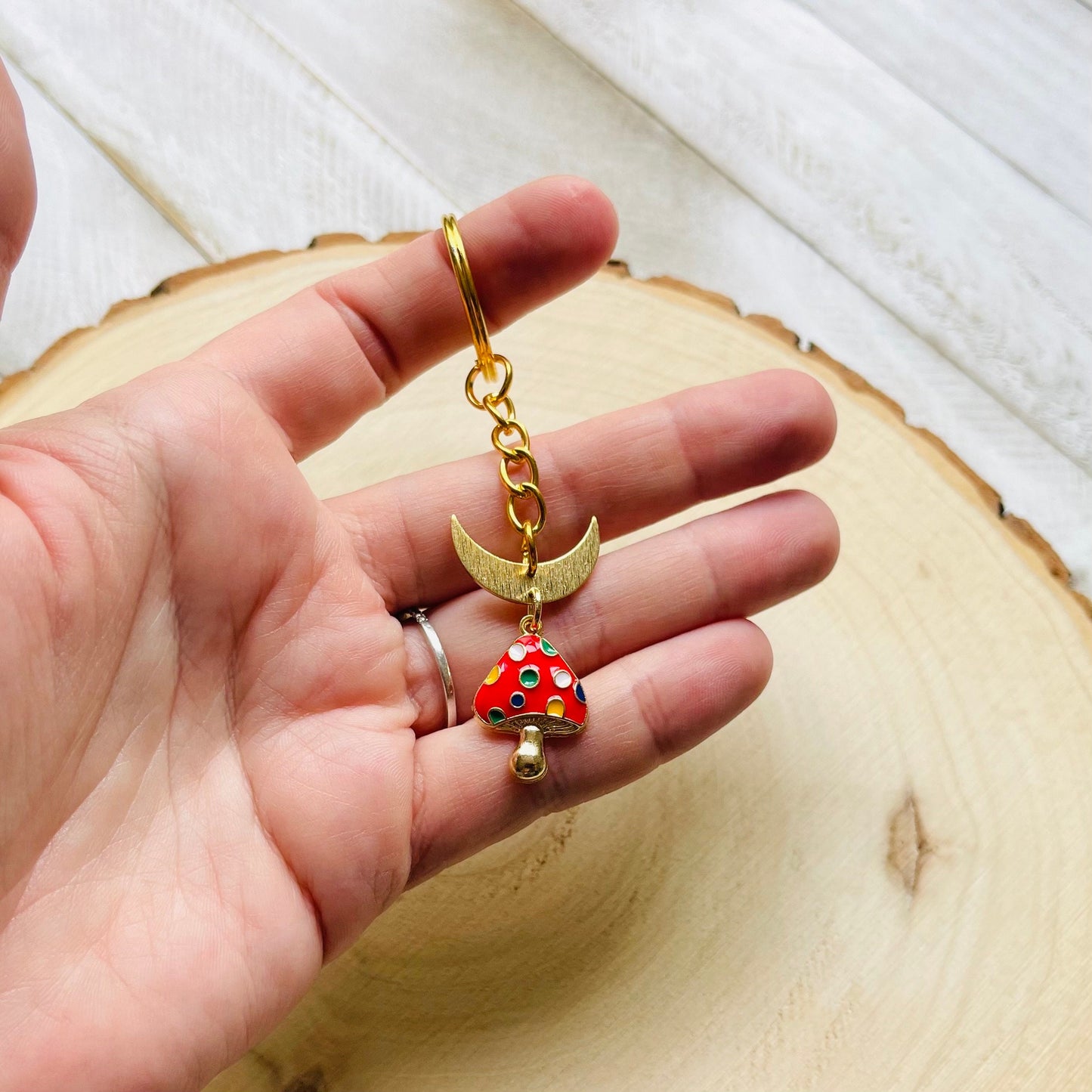 Mushroom Keychain