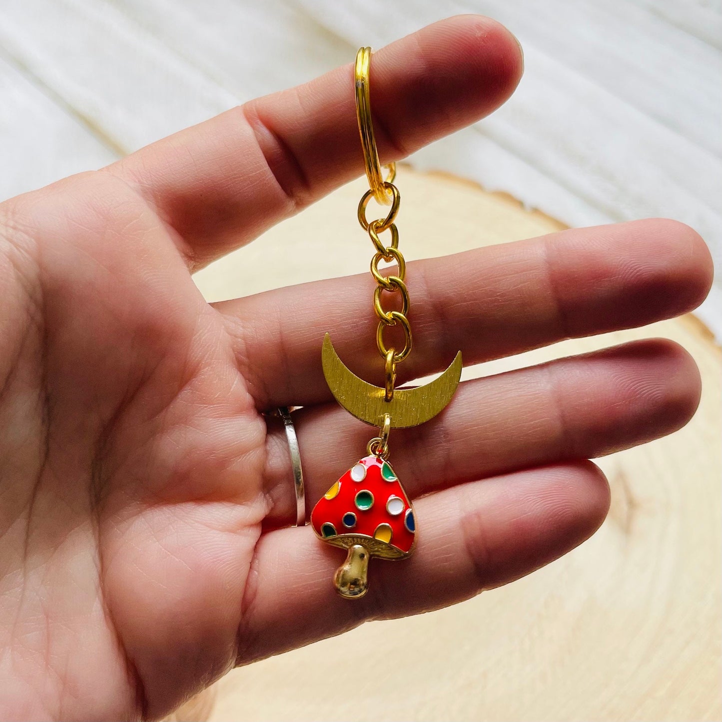 Mushroom Keychain