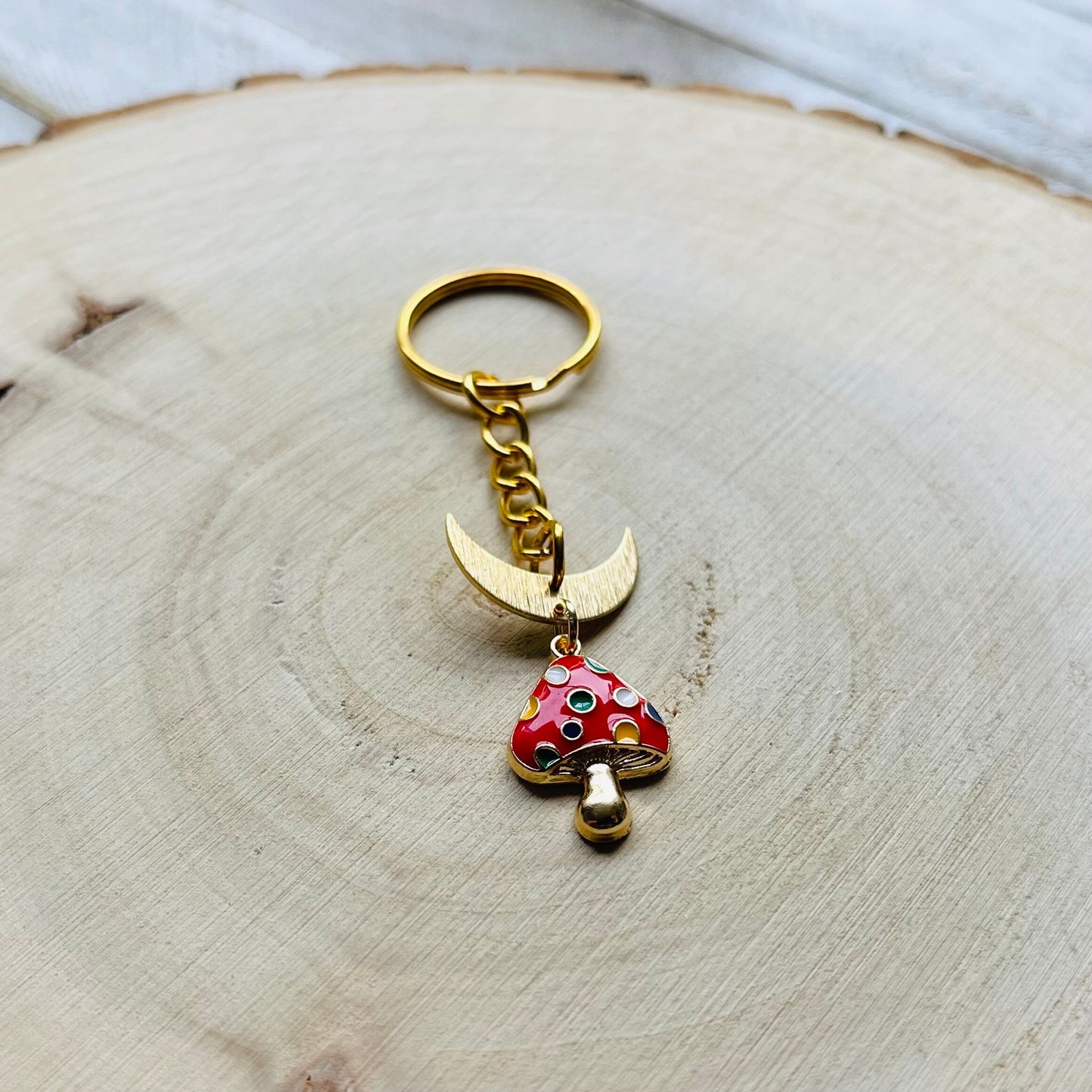 Mushroom Keychain
