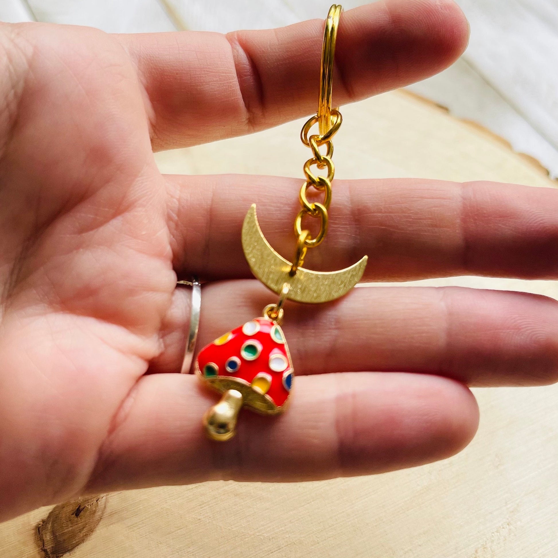 Mushroom Keychain