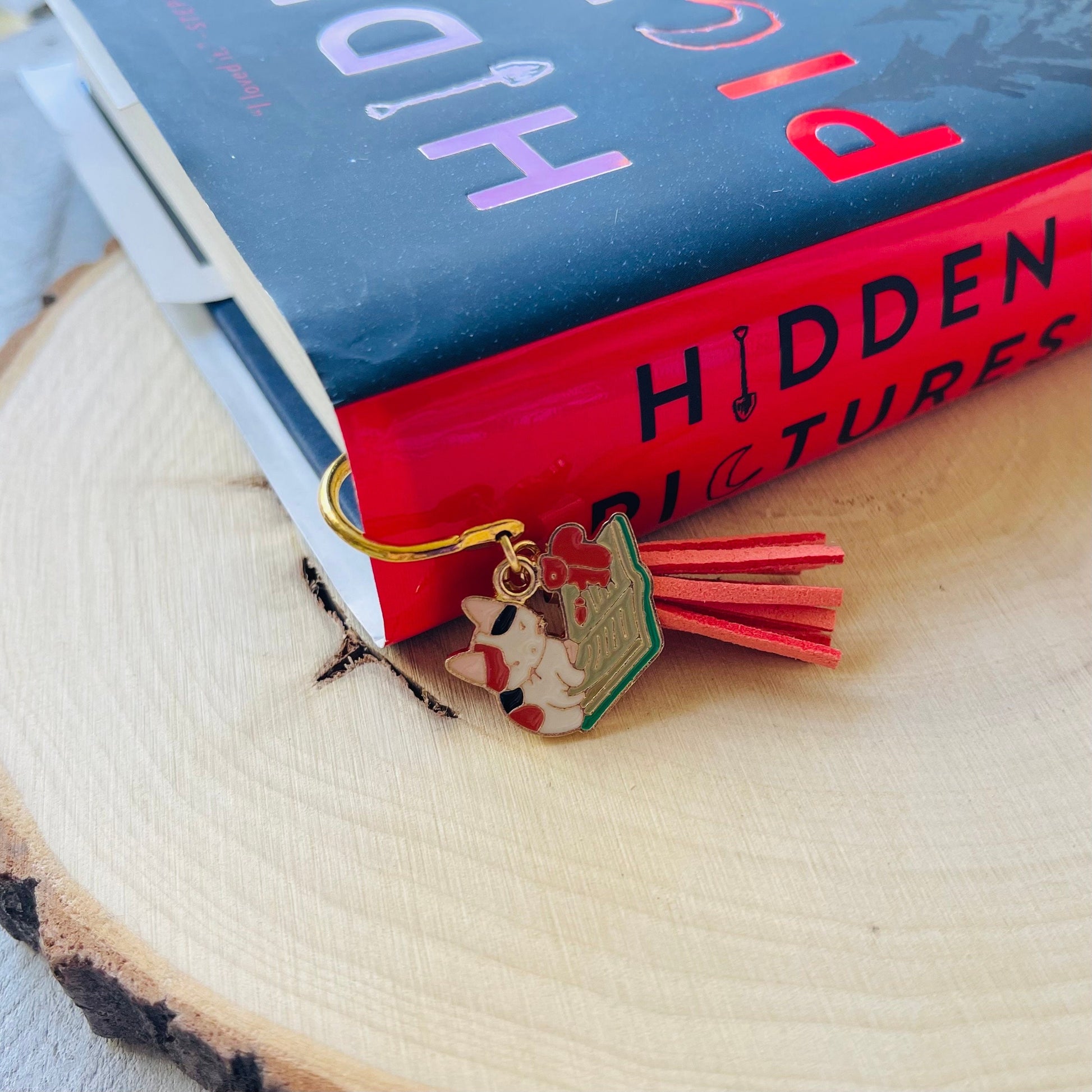Cat Bookmark, Charm Bookmark, Bookmark for Women, Cute Bookmark, Book Lover Gift, Teacher Gifts Back to School, Cat Gifts for Cat Lovers