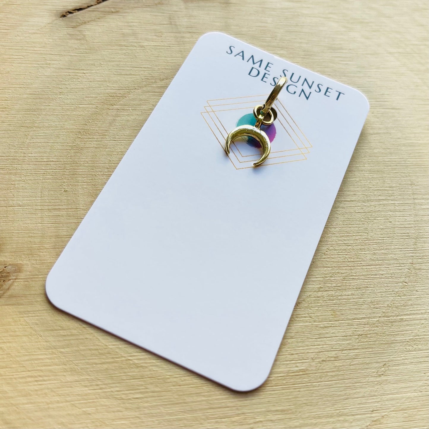 Moon Earring, Single Earring Dangle, Earring for Men, Mono Earring, Unique Birthday Gift for Brother, Witchy Gifts for Best Friend
