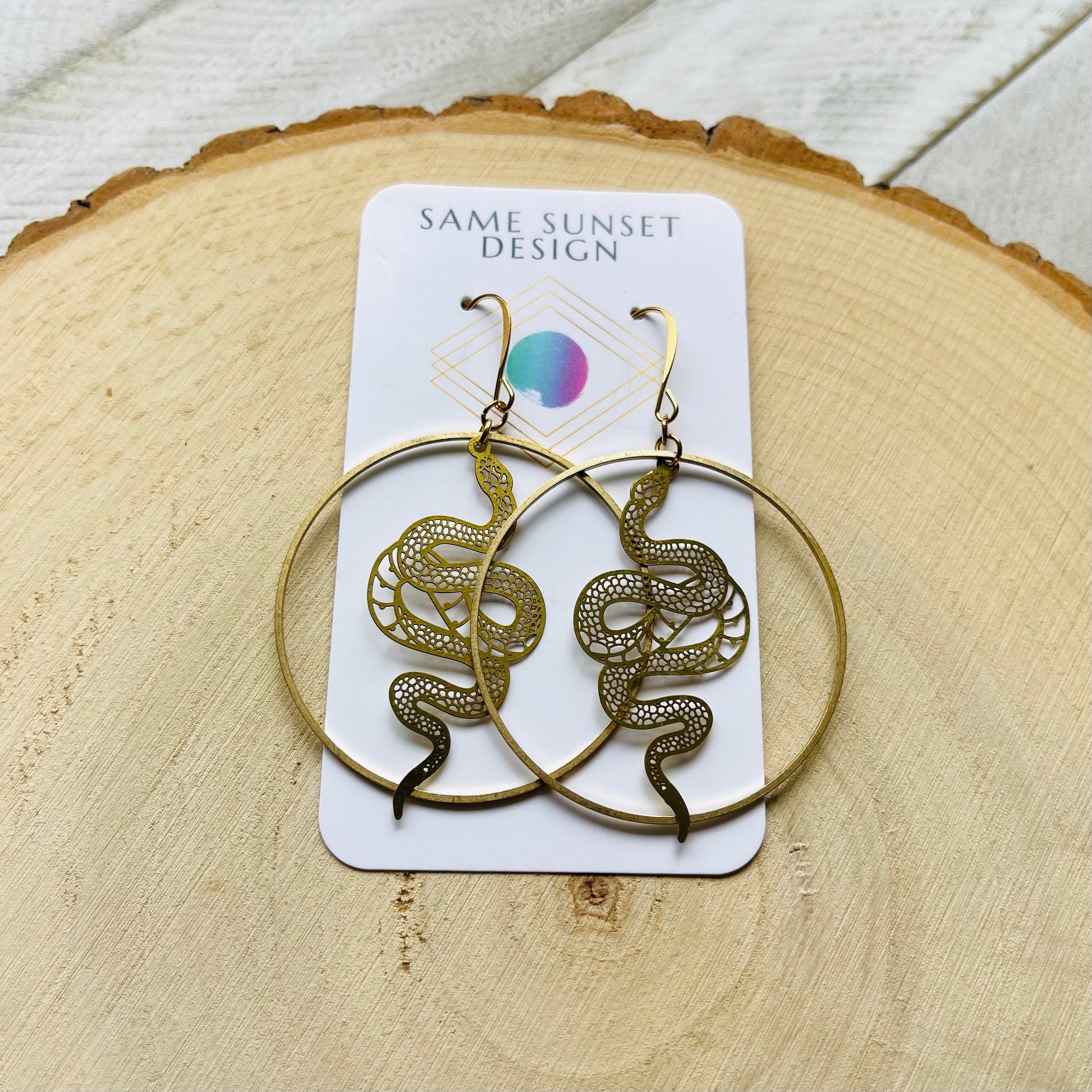 Snake Earrings Dangle, Serpent Jewelry, Goth Earrings, Witchy Earrings, Festival Jewelry, Statement Earrings Boho, Nerdy Gifts for Women