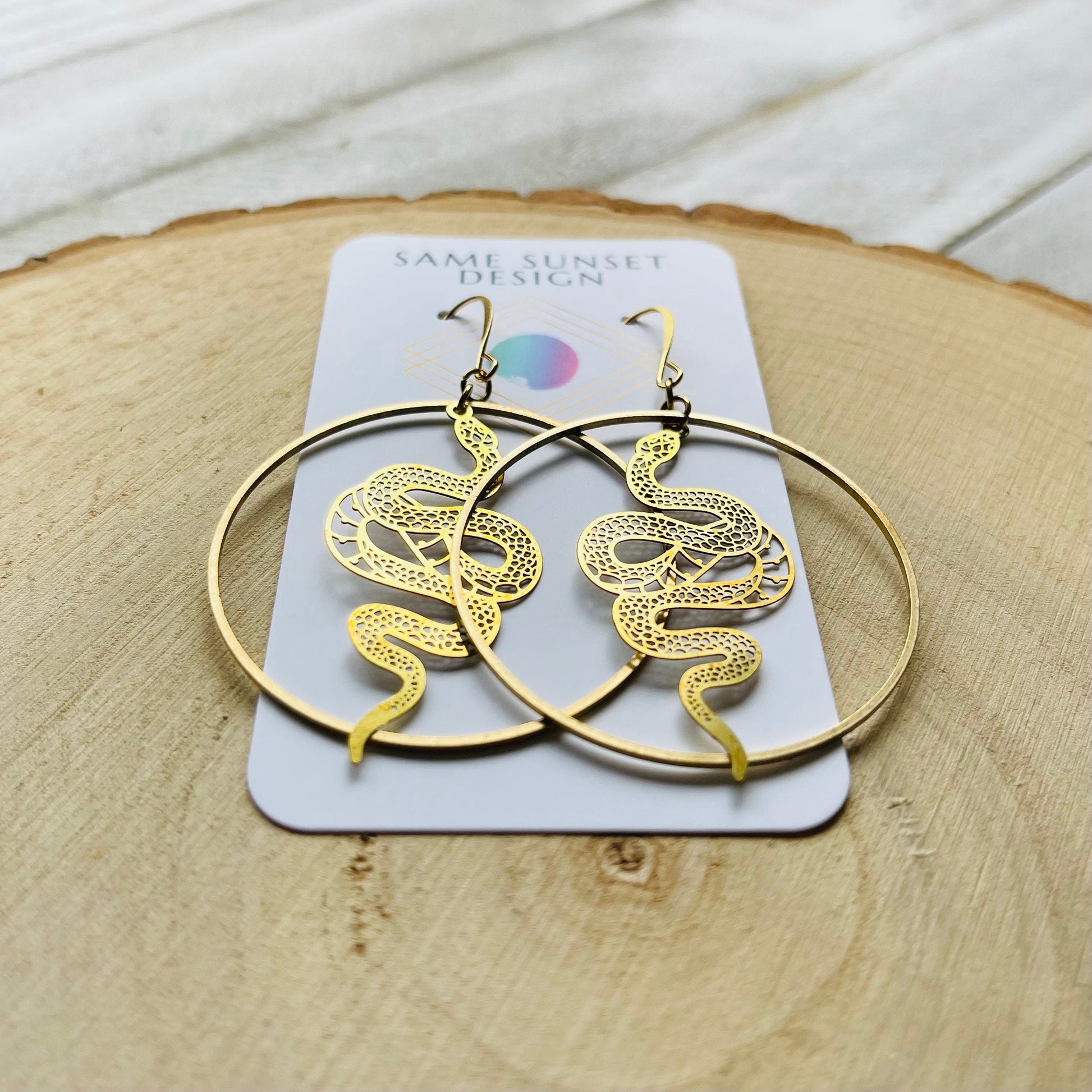 Snake Earrings Dangle, Serpent Jewelry, Goth Earrings, Witchy Earrings, Festival Jewelry, Statement Earrings Boho, Nerdy Gifts for Women