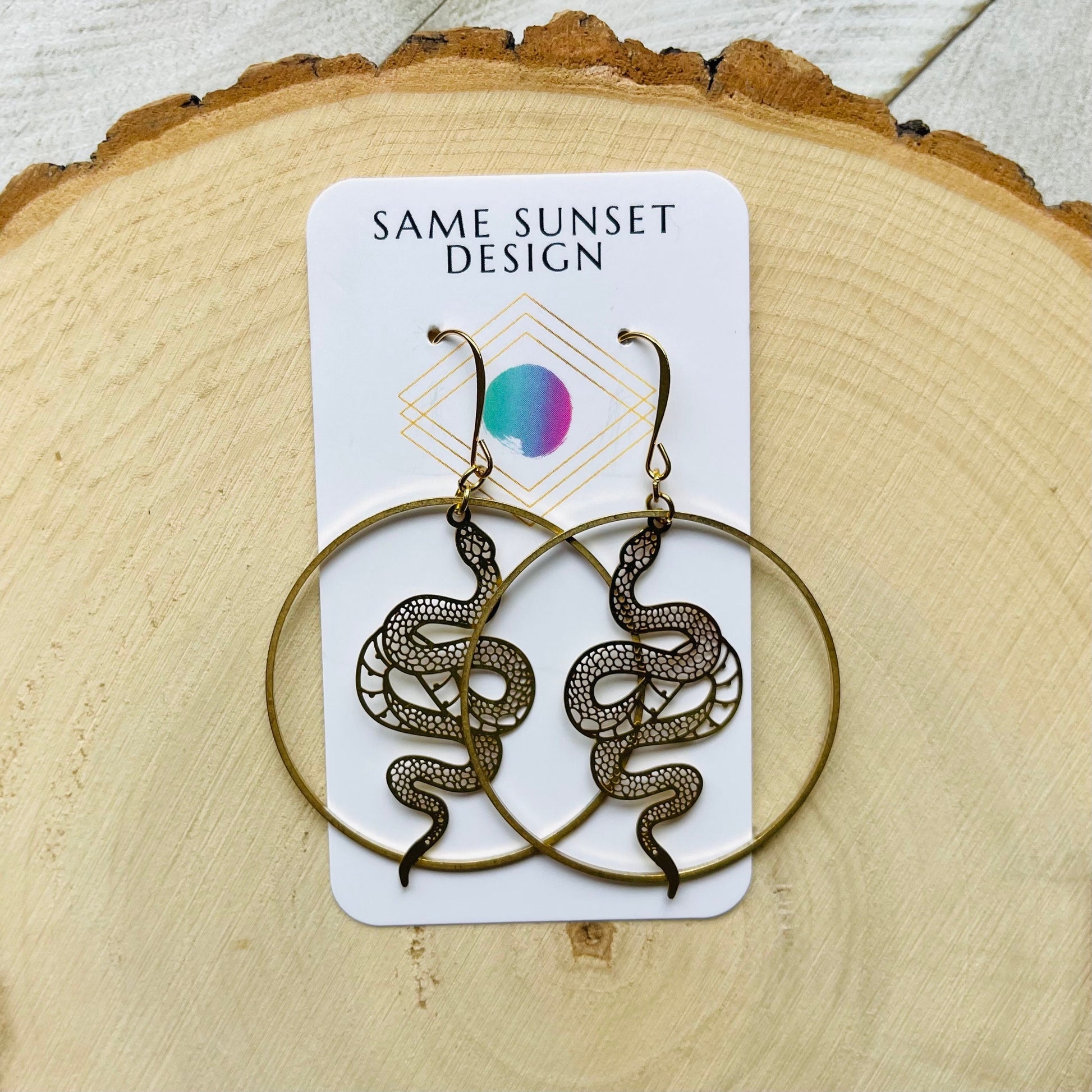 Snake Earrings Dangle, Serpent Jewelry, Goth Earrings, Witchy Earrings, Festival Jewelry, Statement Earrings Boho, Nerdy Gifts for Women