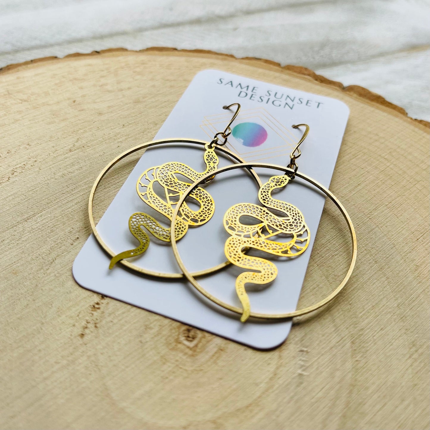 Snake Earrings Dangle, Serpent Jewelry, Goth Earrings, Witchy Earrings, Festival Jewelry, Statement Earrings Boho, Nerdy Gifts for Women