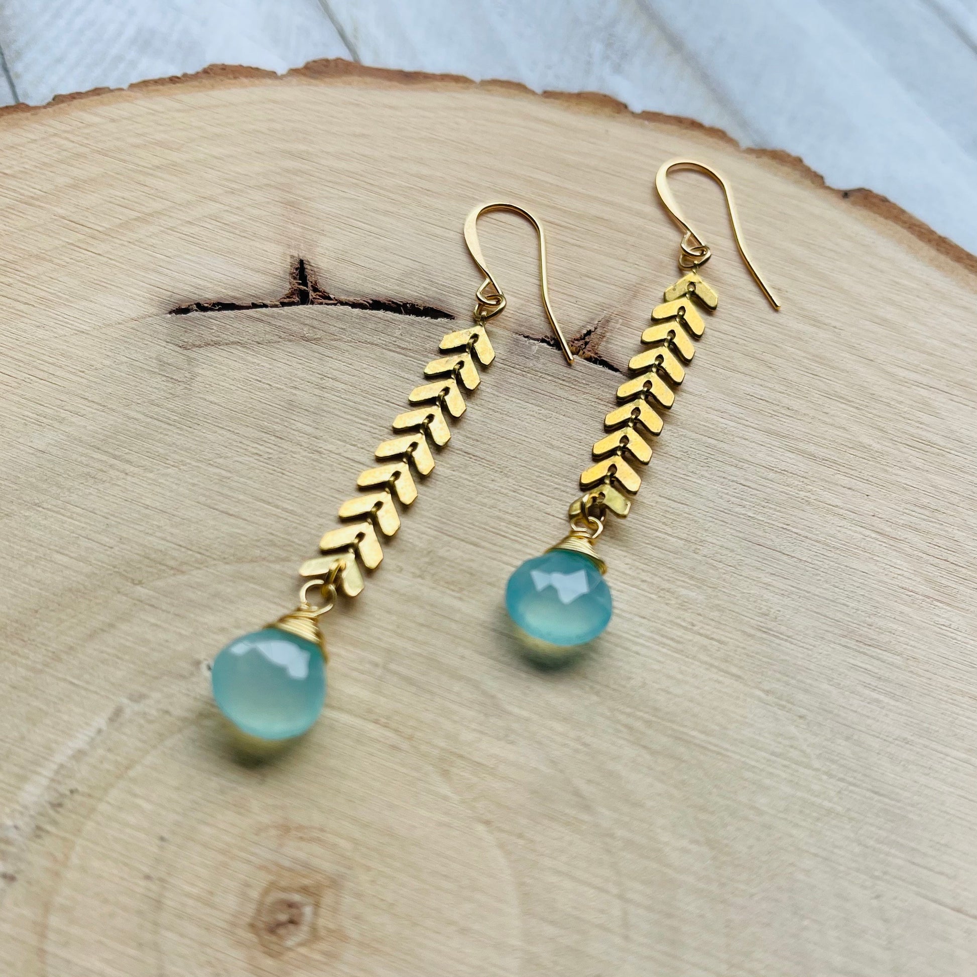 Chalcedony Earrings, Festival Earrings, Witchy Earrings, Unique Gifts for Sister, Unique Christmas Gifts for Friends, Xmas Gifts for Mom