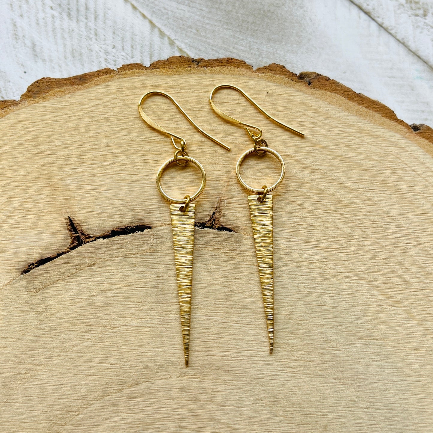 Triangle Earrings, Witchy Earrings, Western Earrings Gold, Geometric Earrings, Boho Hippie Jewelry, Galentines Day Gifts for Best Friend