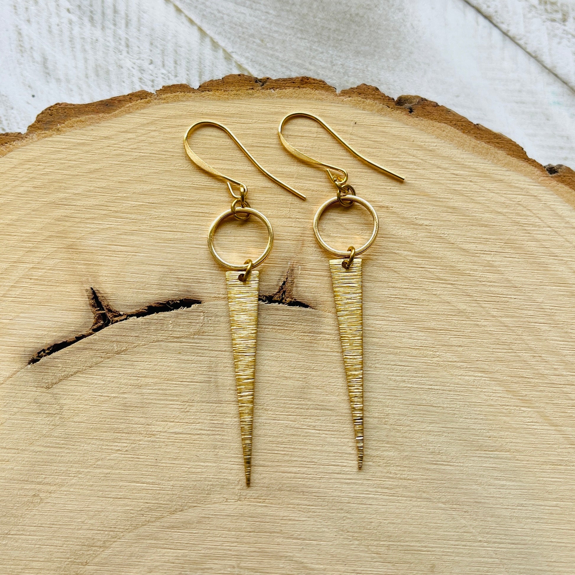 Triangle Earrings, Witchy Earrings, Western Earrings Gold, Geometric Earrings, Boho Hippie Jewelry, Galentines Day Gifts for Best Friend