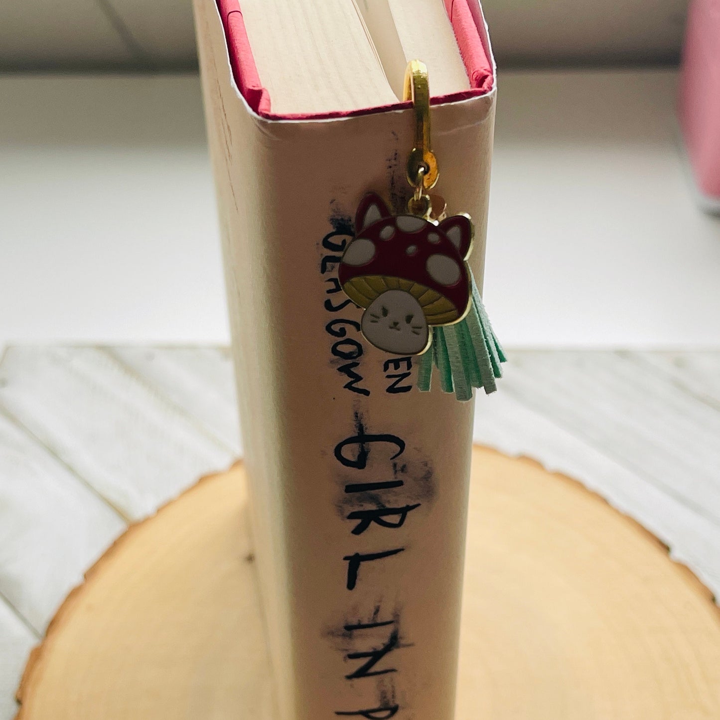 Cat Bookmark, Mushroom Bookmark, Cottagecore Bookmark, Bookmark for Women, Book Lover Gift, Galentines Day Gifts for Best Friend, Kawaii