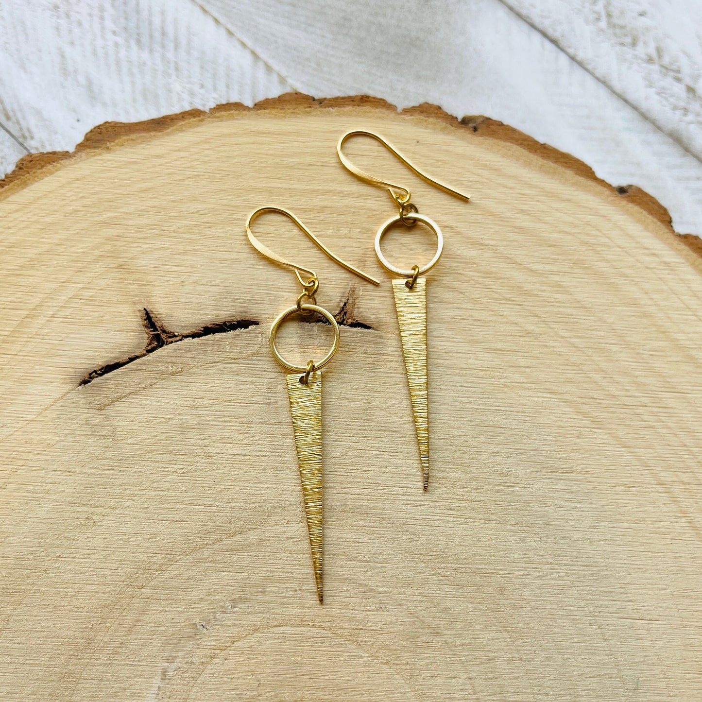 Triangle Earrings, Witchy Earrings, Western Earrings Gold, Geometric Earrings, Boho Hippie Jewelry, Galentines Day Gifts for Best Friend