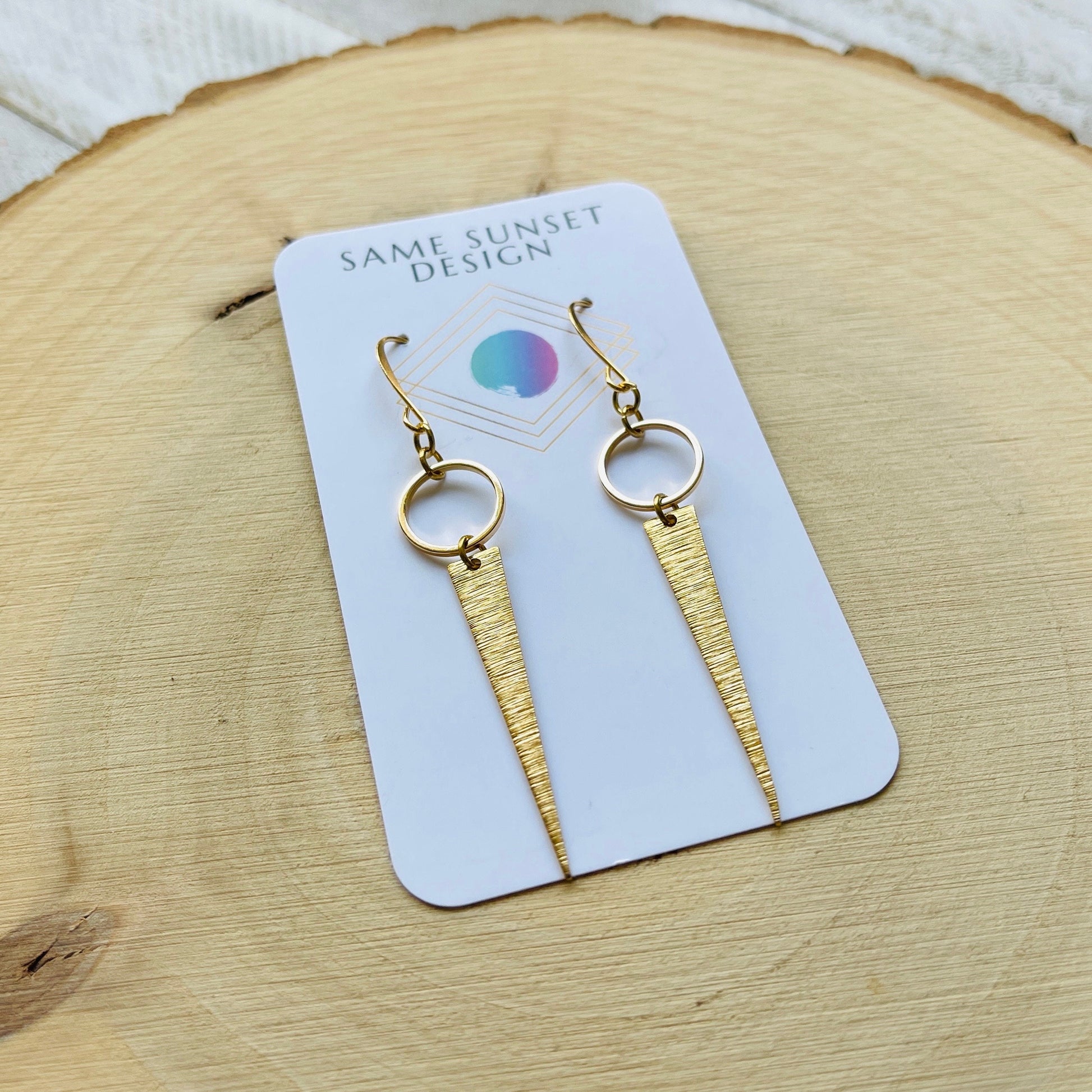 Triangle Earrings, Witchy Earrings, Western Earrings Gold, Geometric Earrings, Boho Hippie Jewelry, Galentines Day Gifts for Best Friend