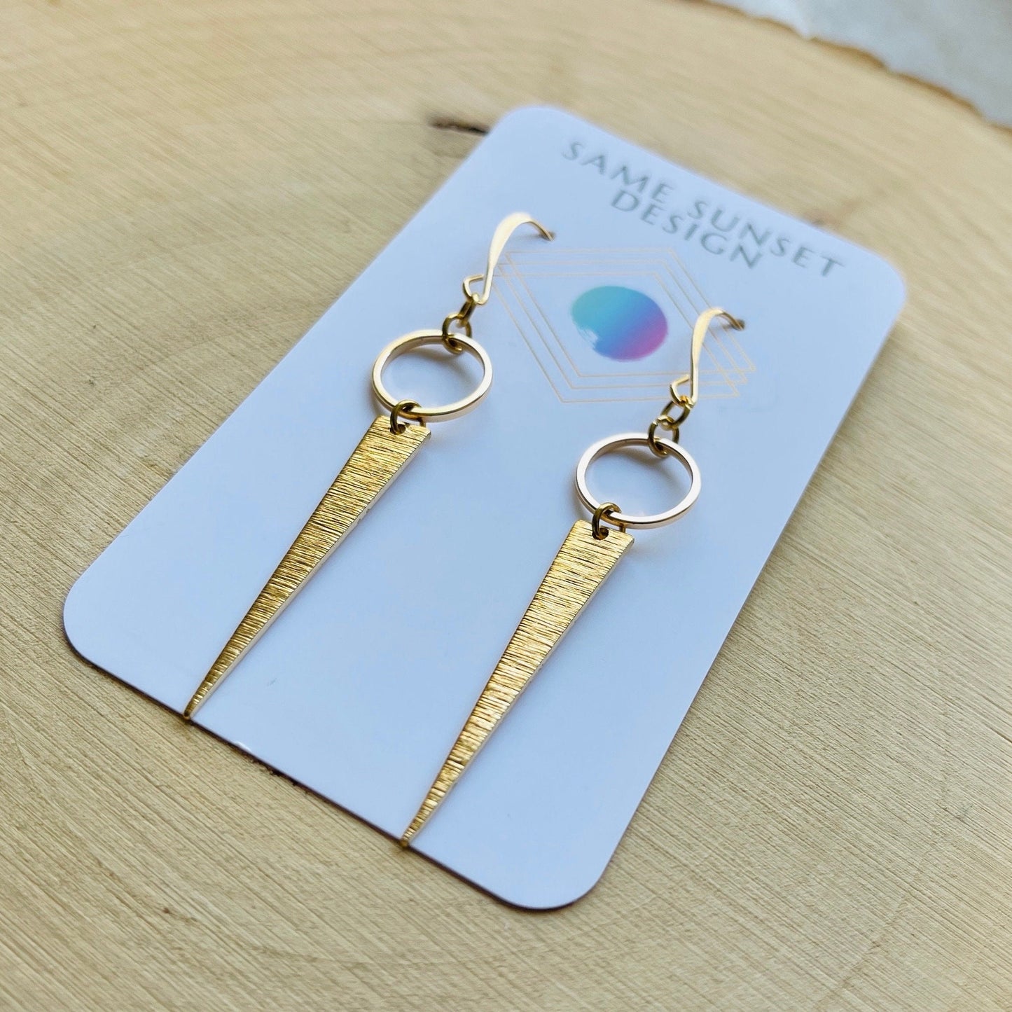 Triangle Earrings, Witchy Earrings, Western Earrings Gold, Geometric Earrings, Boho Hippie Jewelry, Galentines Day Gifts for Best Friend