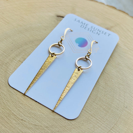 Triangle Earrings, Witchy Earrings, Western Earrings Gold, Geometric Earrings, Boho Hippie Jewelry, Galentines Day Gifts for Best Friend