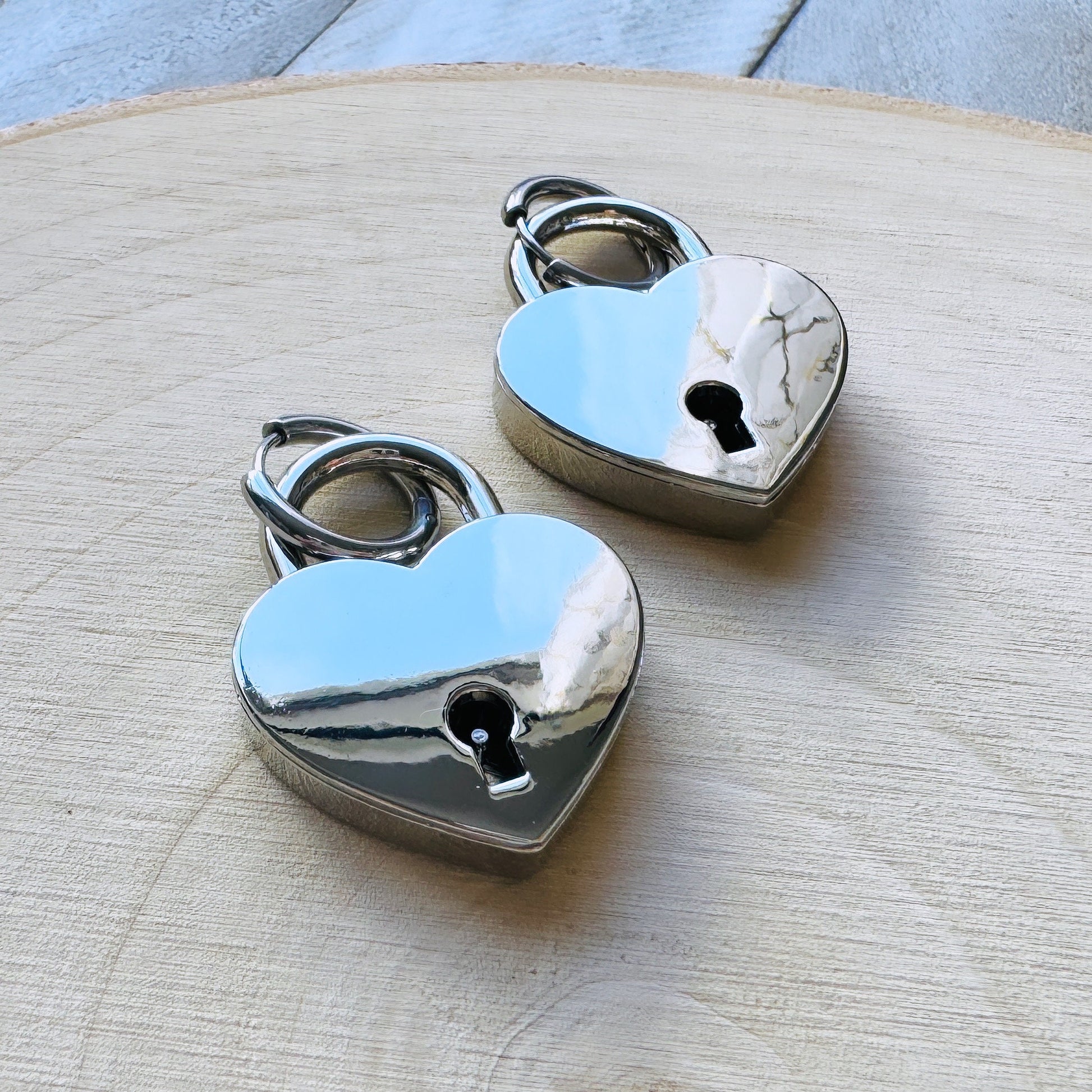 Heart Earrings, Emo Jewelry, Witchy Earrings, Metalhead Gifts, Goth Earrings, Teen Girl Jewelry, Punk Gifts, Unique Birthday Gift Girl