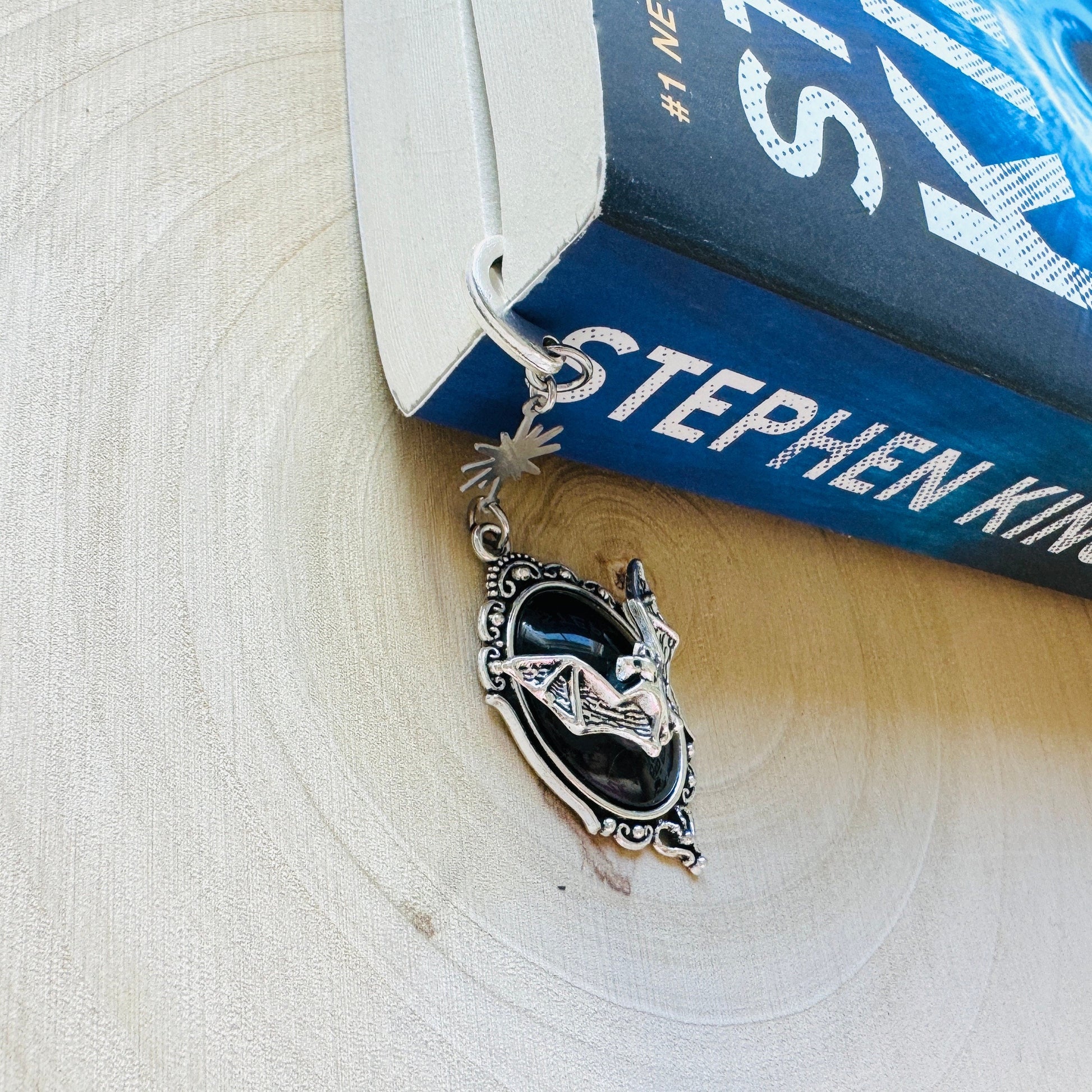Bat Bookmark, Bookmark for Women, Book Lover Gift, Teacher Bookmark, Goth Bookmark, Mothers Day Gift from Daughter, Cute Gifts for Friend