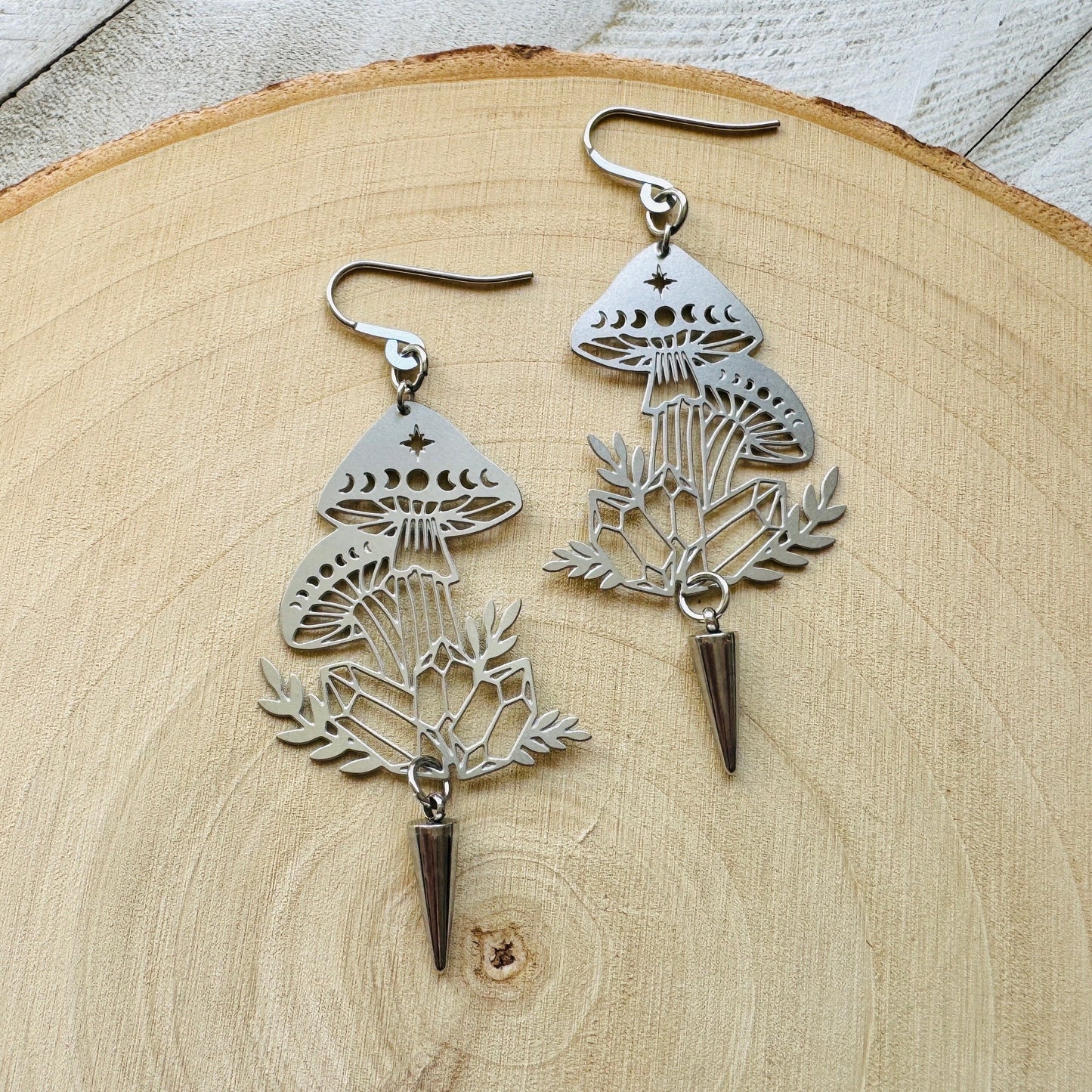 Mushroom Earrings, Witchy Earrings, Cottagecore Earrings, Unique Gifts for Women Birthday, Nature Lover Gift, Mothers Day Gift from Daughter
