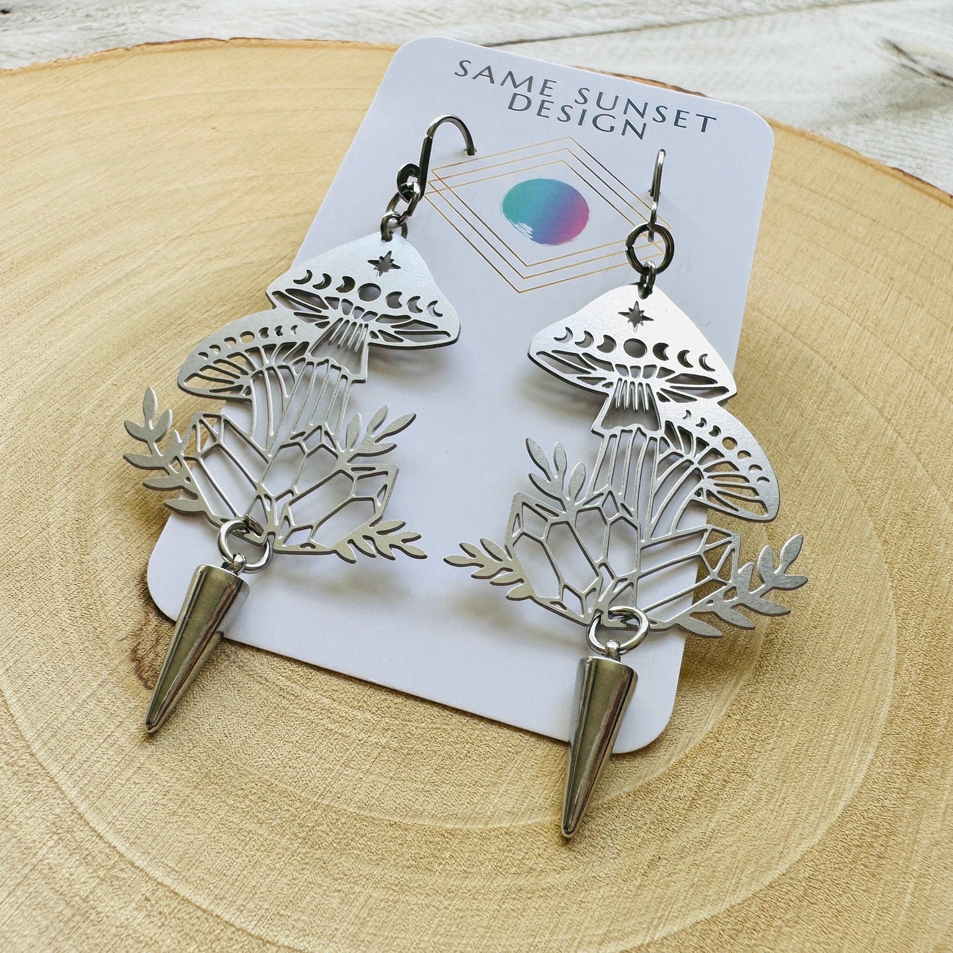 Mushroom Earrings, Witchy Earrings, Cottagecore Earrings, Unique Gifts for Women Birthday, Nature Lover Gift, Mothers Day Gift from Daughter