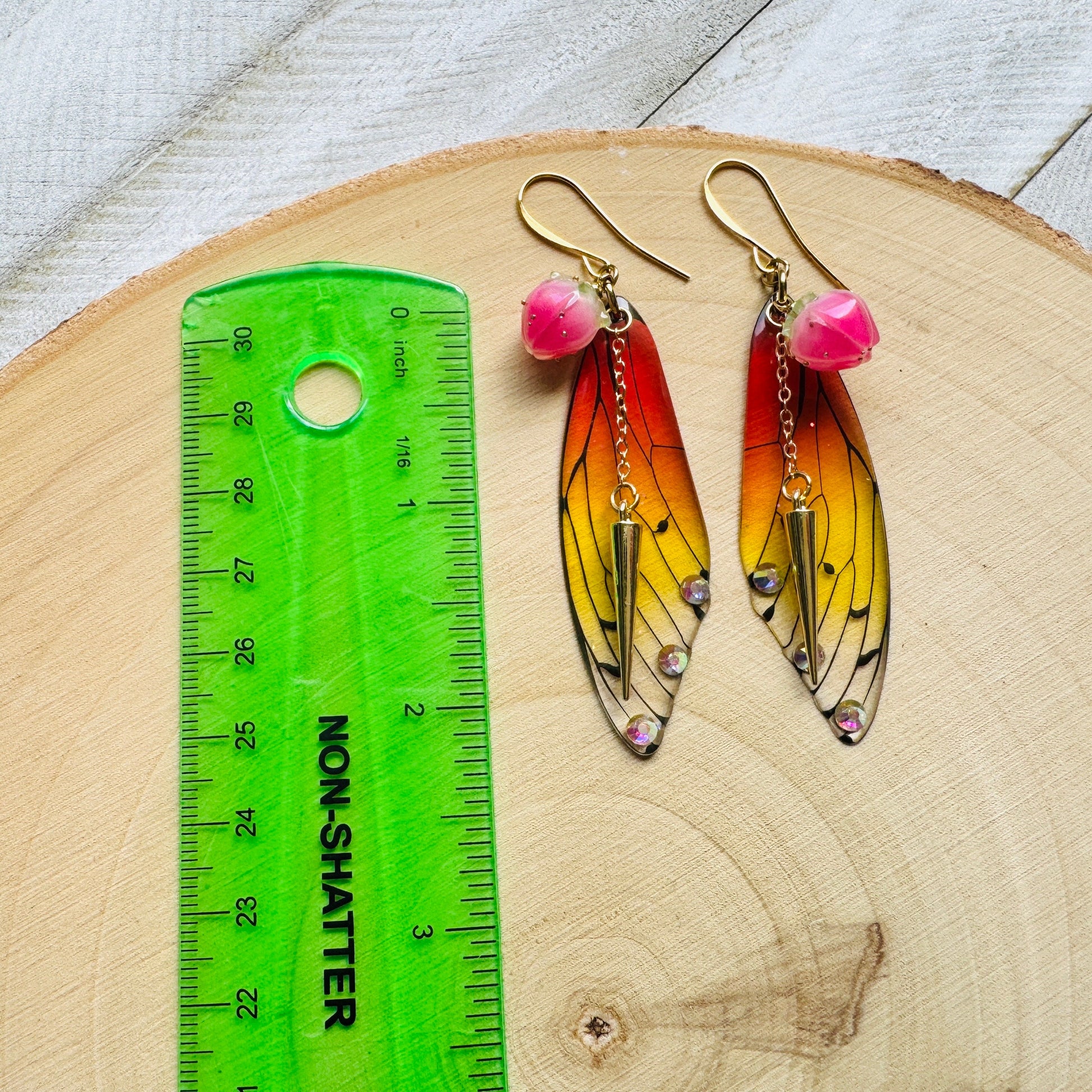 Butterfly Wing Earrings, Fairy Wing Jewelry, Punk Earrings, Witchy Earrings, Goth Earrings, Trendy Jewelry, Mothers Day Gift for Sister