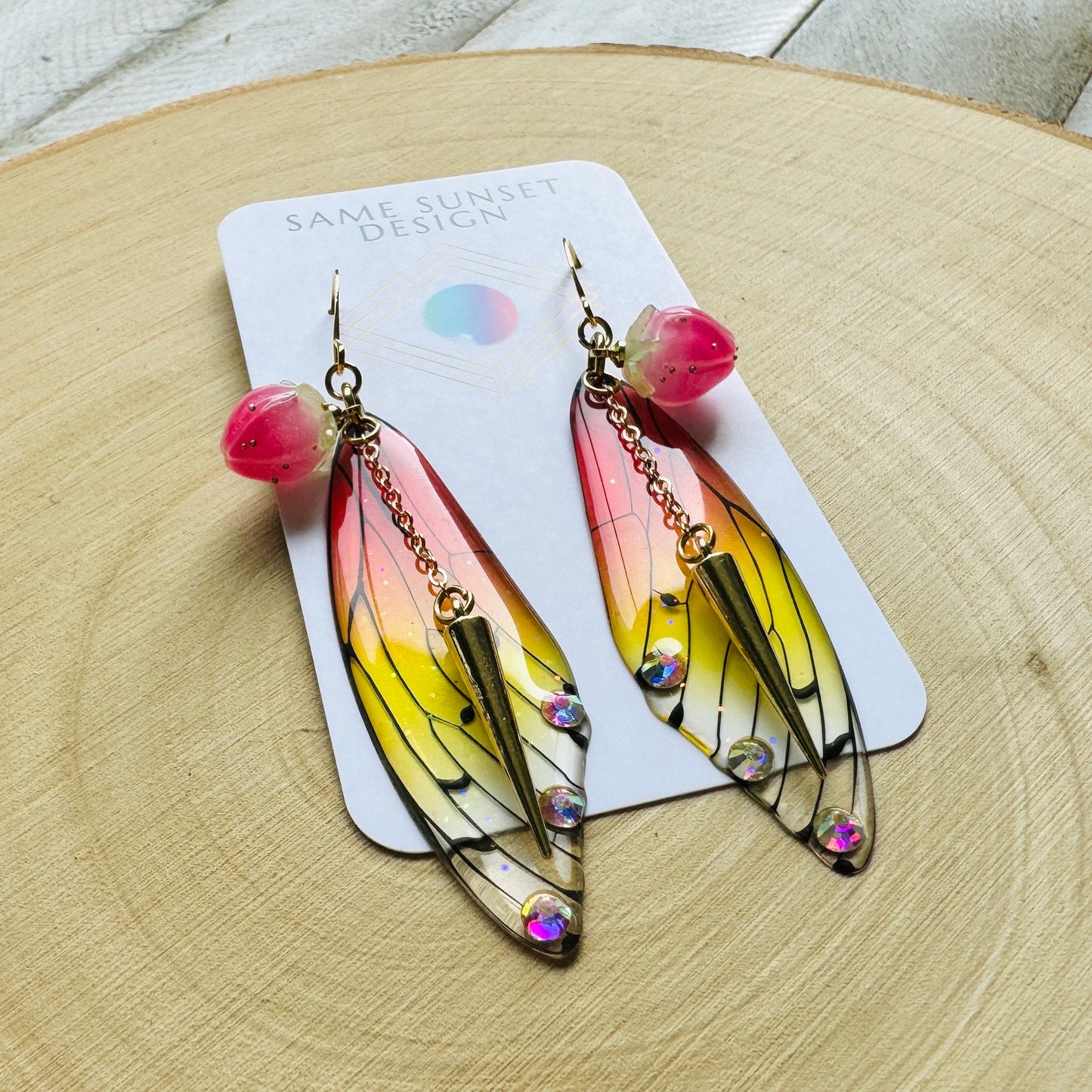 Butterfly Wing Earrings, Fairy Wing Jewelry, Punk Earrings, Witchy Earrings, Goth Earrings, Trendy Jewelry, Mothers Day Gift for Sister