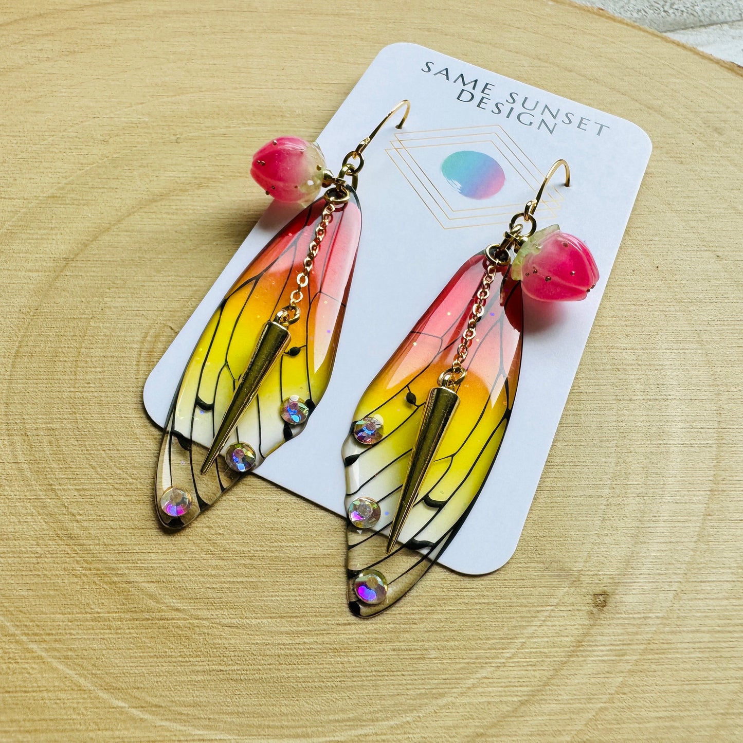 Butterfly Wing Earrings, Fairy Wing Jewelry, Punk Earrings, Witchy Earrings, Goth Earrings, Trendy Jewelry, Mothers Day Gift for Sister