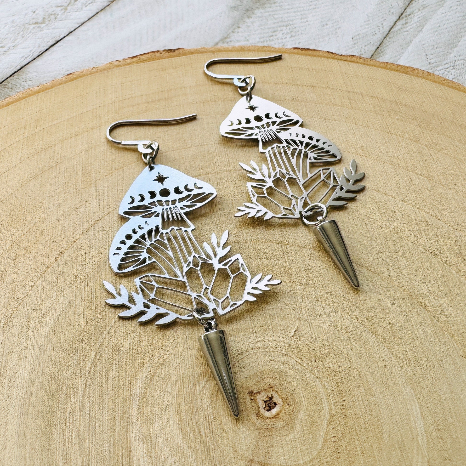 Mushroom Earrings, Witchy Earrings, Cottagecore Earrings, Unique Gifts for Women Birthday, Nature Lover Gift, Mothers Day Gift from Daughter